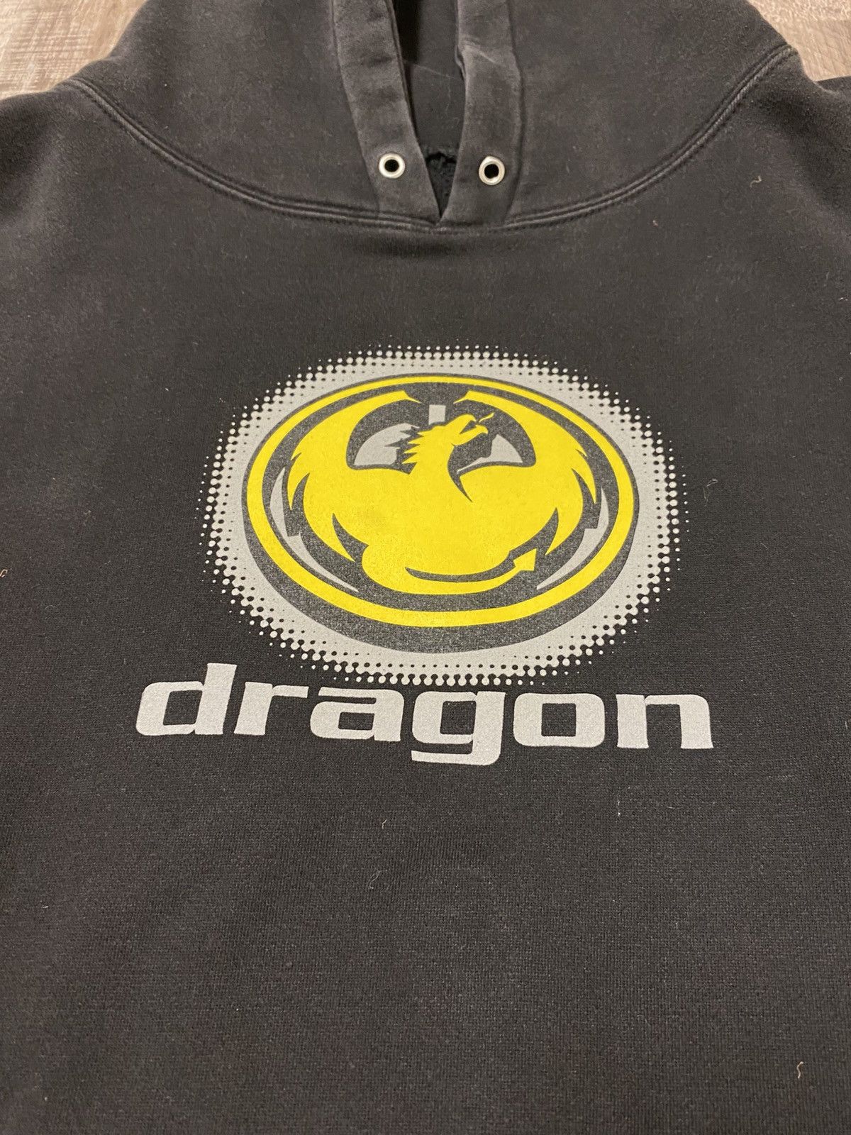 Vintage Vintage 90’s Dragon Logo Pullover Hoodie Sweatshirt Y2K Size US L / EU 52-54 / 3 - 2 Thumbnail