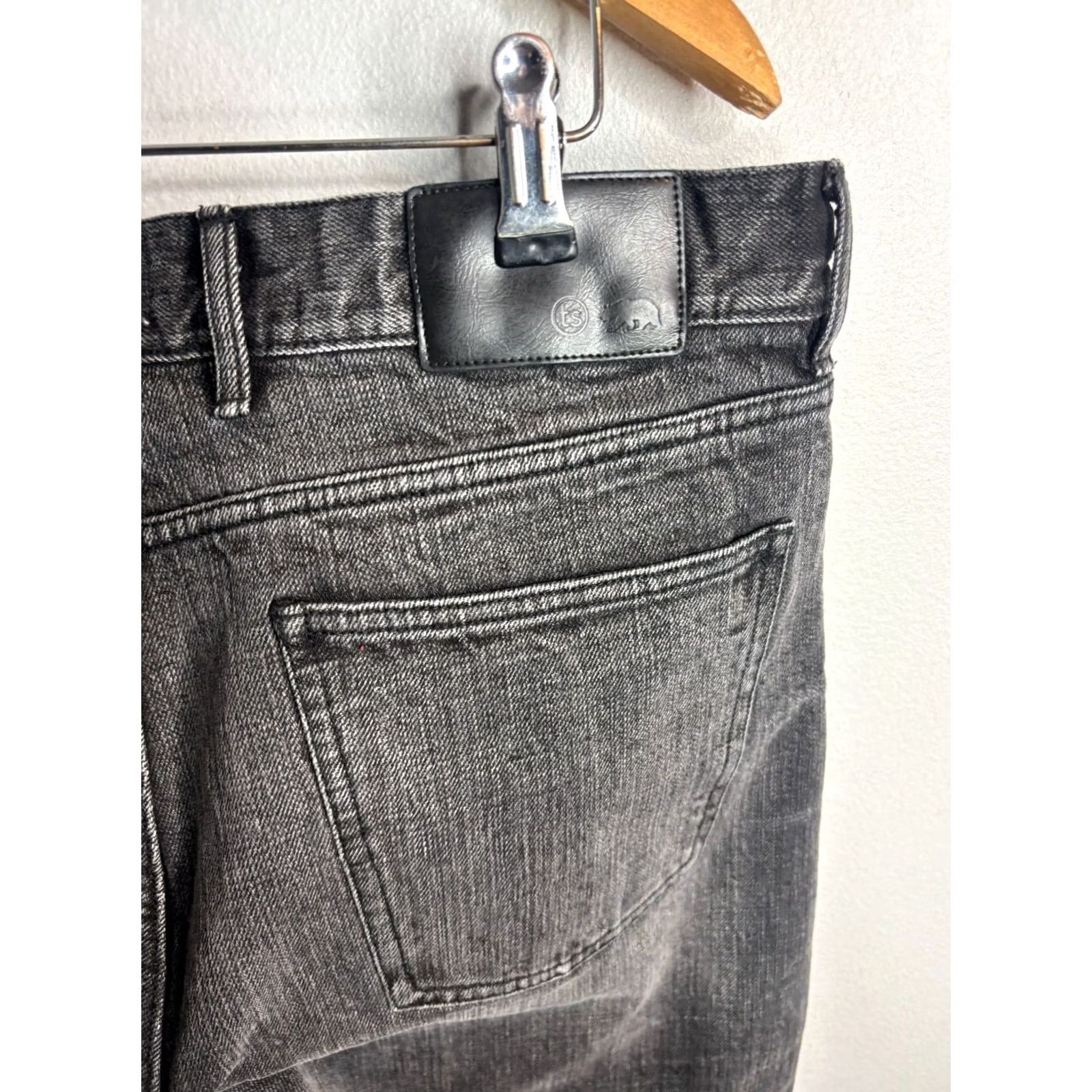 Taylor Stitch Taylor Stitch Denim Jeans Men's 33x30 Slim Straight Blue Cotton 5-Pocket Logo Vintage City Hipster Mens Size US 33 - 6 Thumbnail