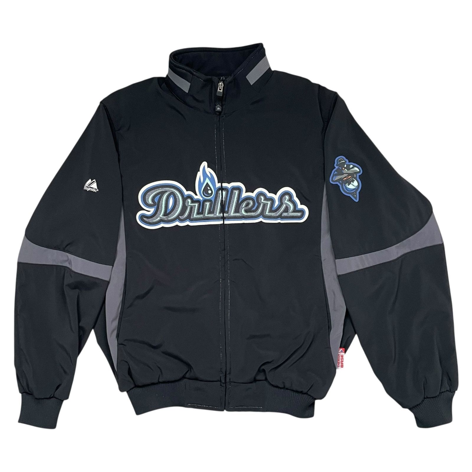 Vintage RARE MILB TULSA DRILLERS MAJESTIC THERMA BASE DUGOUT JACKET Size US M / EU 48-50 / 2 - 1 Thumbnail
