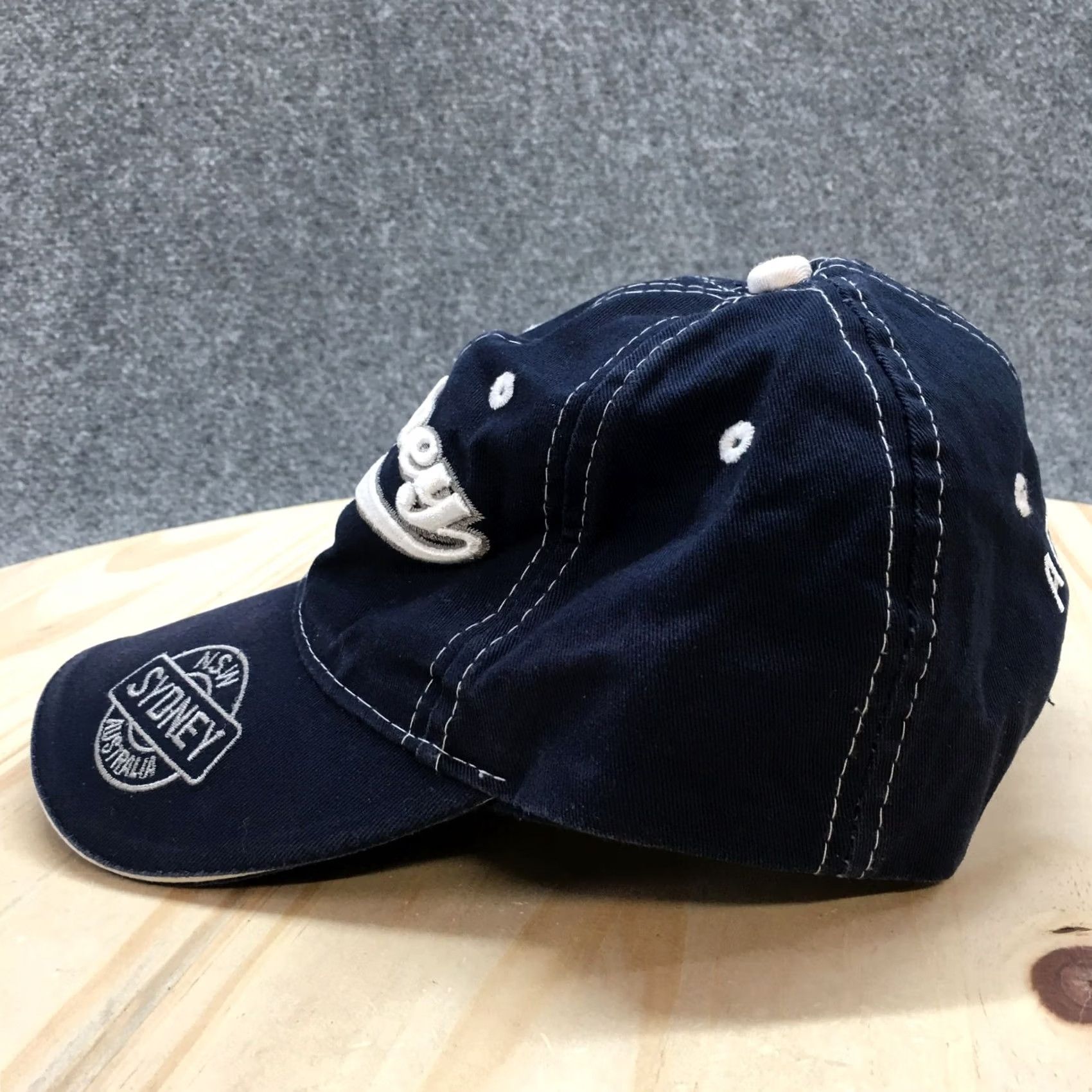 Logo 7 JoeyRoo Australia Baseball Hat Womens Blue OS Adjustable Embroidered Logo Size ONE SIZE - 5 Thumbnail