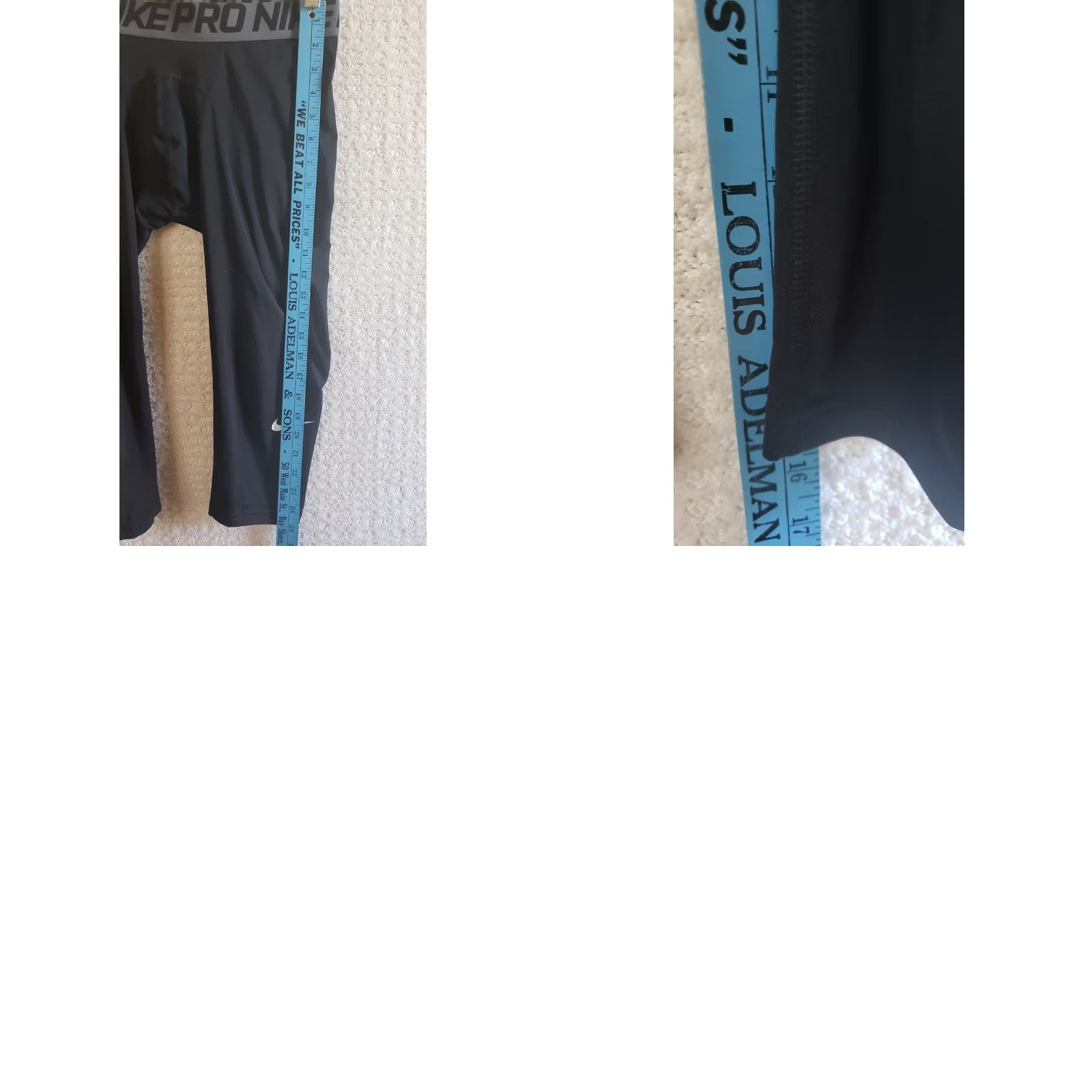 Nike Nike Pro Dri-Fit Compression Knee Length Shorts M Black Men Size US 31 - 8 Thumbnail