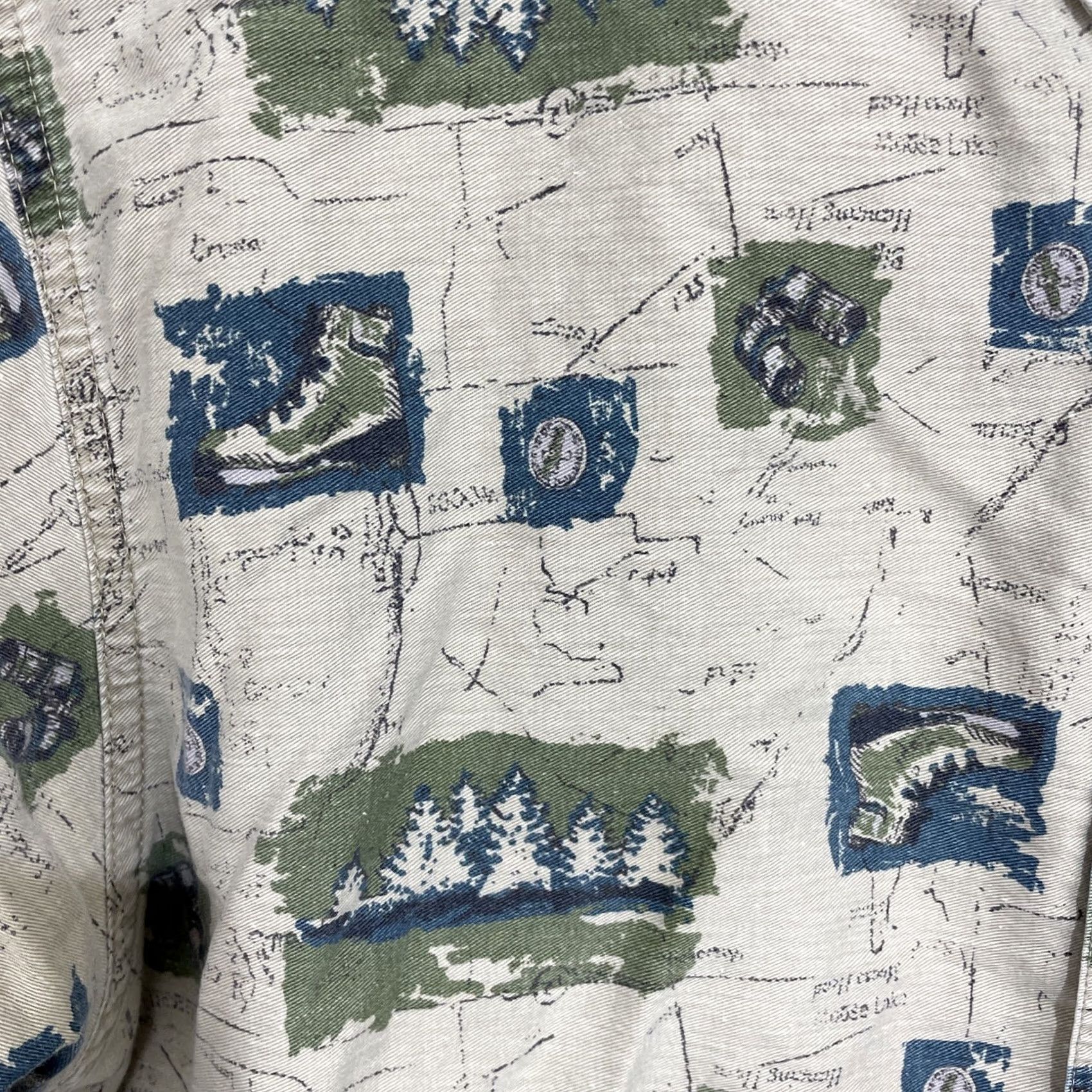 Vintage VINTAGE Woolrich Button-Down Shirt Mens XL Hiking Camp Pocket Cotton Camping Shirt Size US XL / EU 56 / 4 - 6 Thumbnail