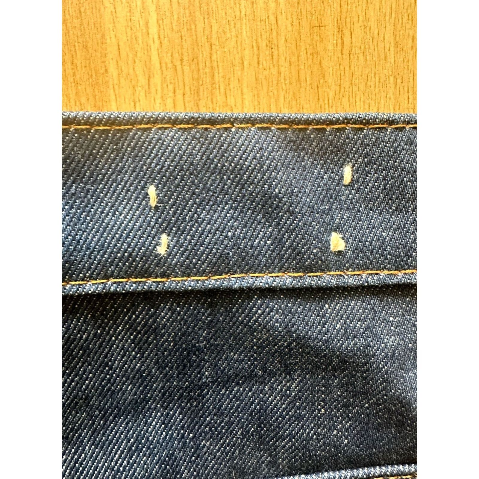 Levi's VINTAGE Levi's 646 0217 Raw Orange Tab Bell Bottom Flare Denim Jeans Mens 28 NWOT Size US 28 / EU 44 - 3 Thumbnail
