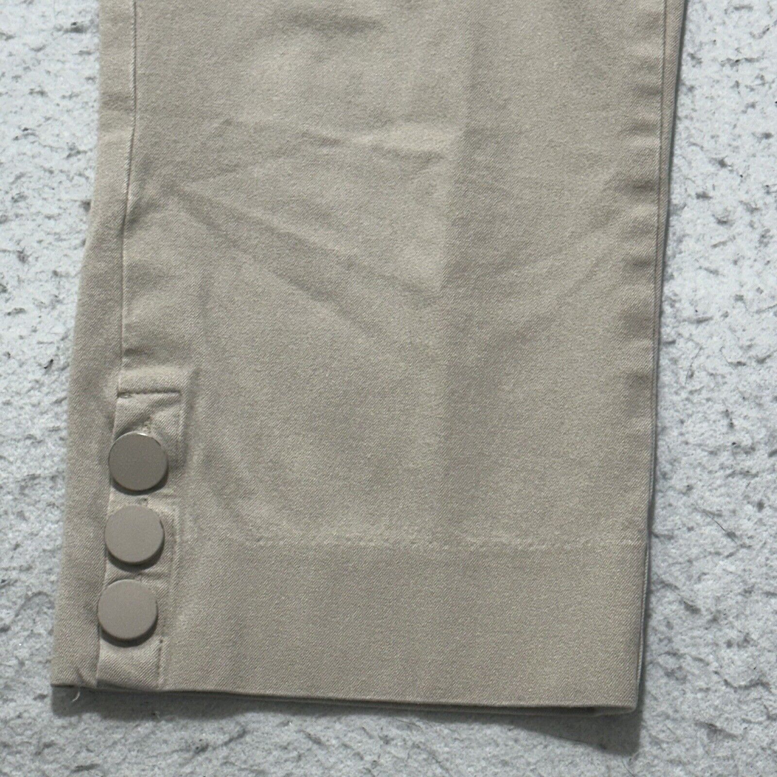Other Soft Surroundings PM Beige Pull On Capri Pants Stretch Size 32" / US 10 / IT 46 - 6 Thumbnail