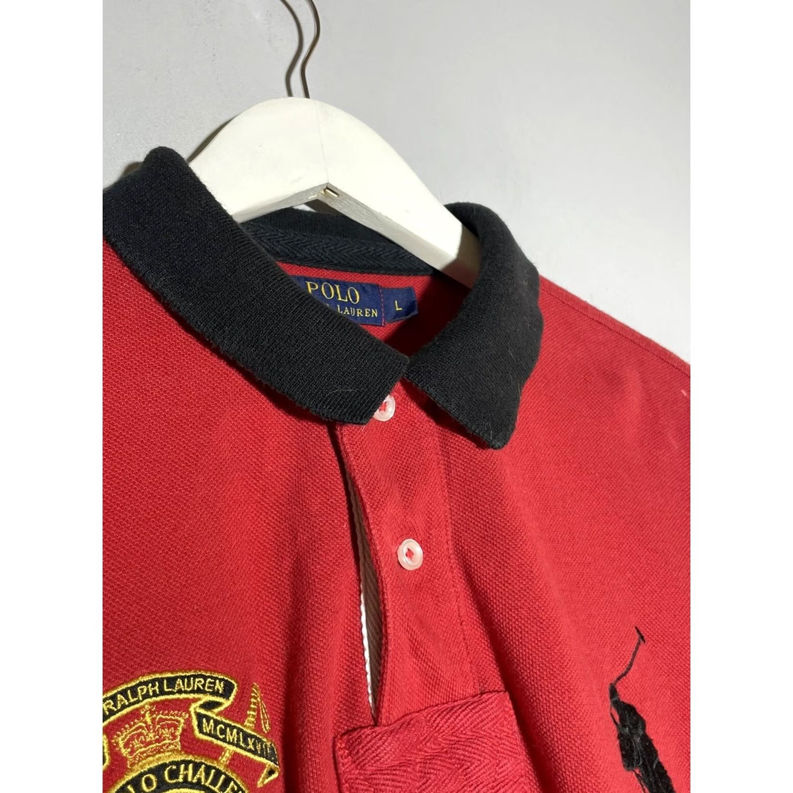Polo Ralph Lauren Polo Ralph Lauren Polo Shirt Men’s L Red Short Sleeve Classic Logo Pony Brand Shirt Size US L / EU 52-54 / 3 - 3 Thumbnail