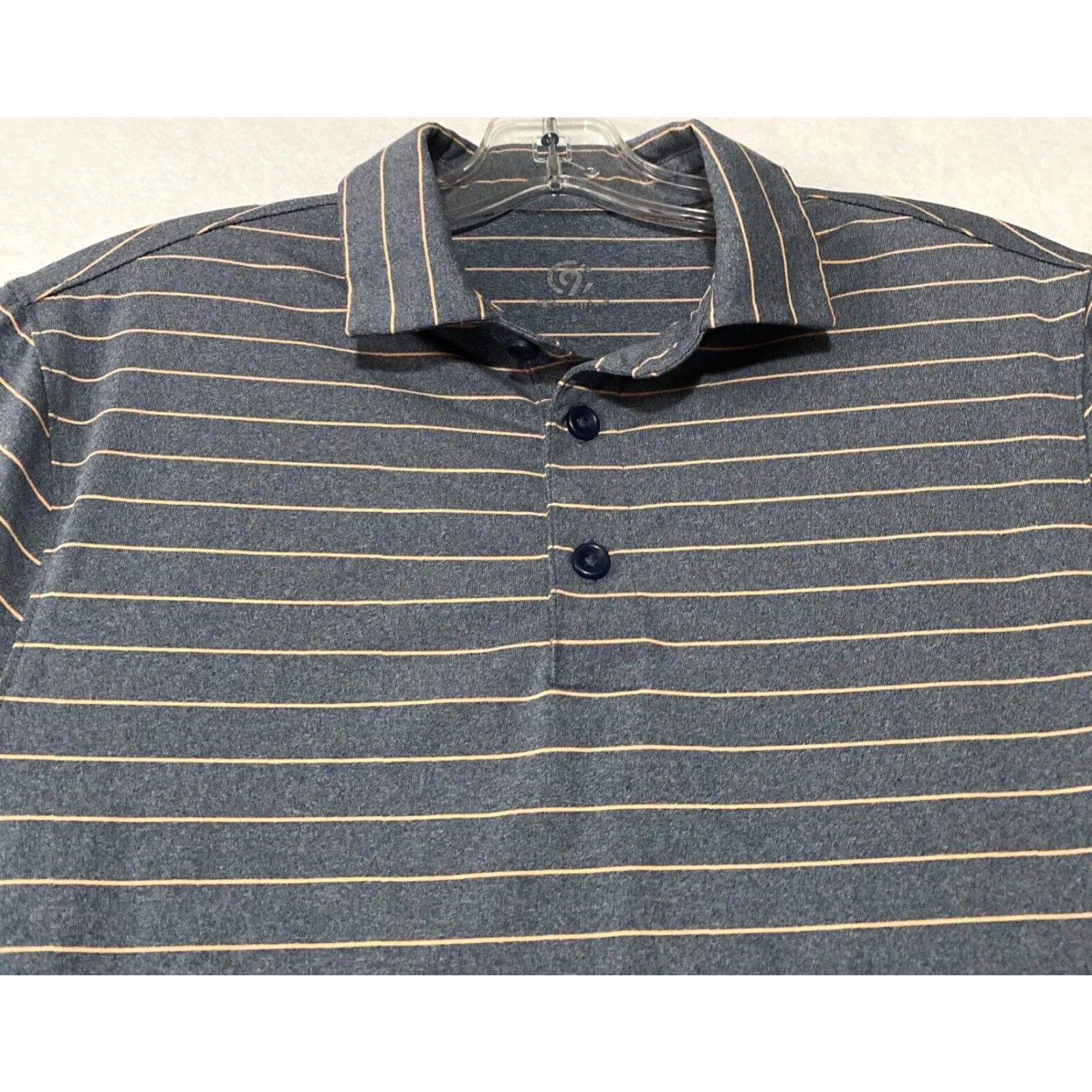Champion Champion Polo Shirt Mens Small S Gray Stripes Golf / 29-41 Size US S / EU 44-46 / 1 - 2 Thumbnail