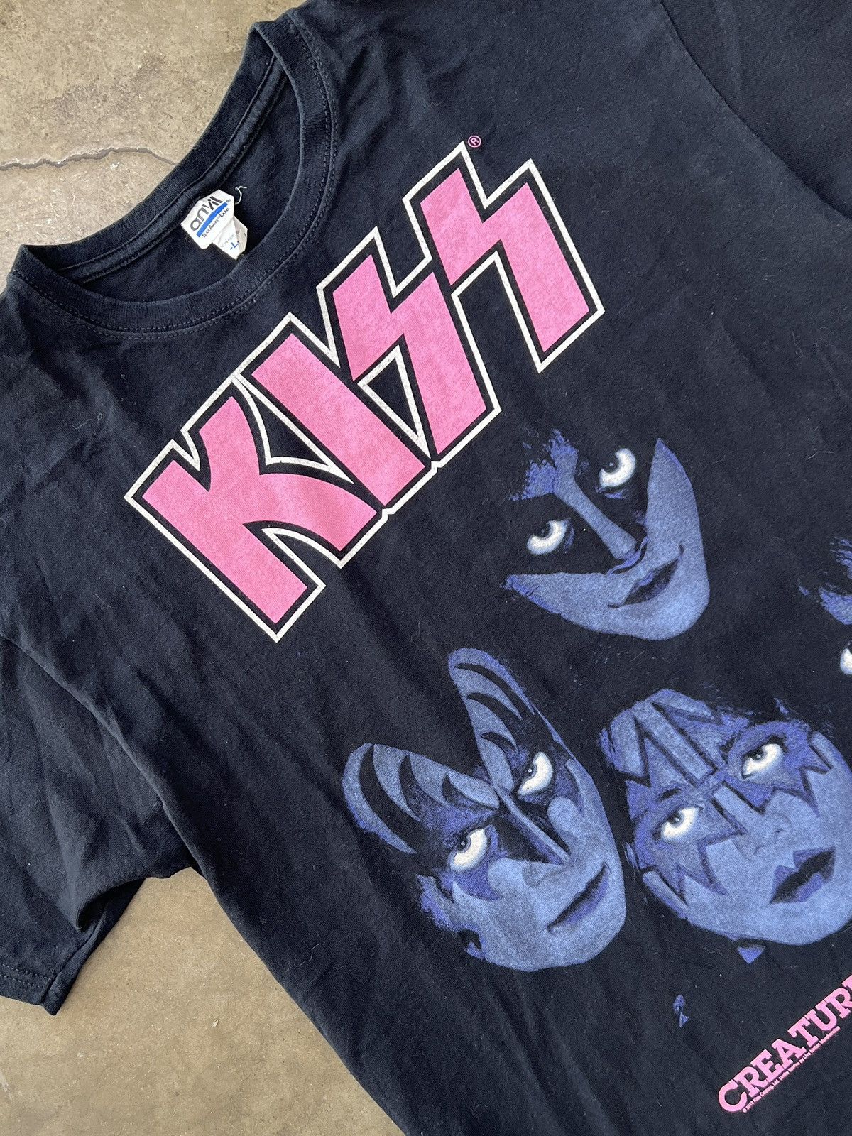 Band Tees × Vintage Kiss Creatures of the Night Band Tee Large Size US L / EU 52-54 / 3 - 1 Thumbnail