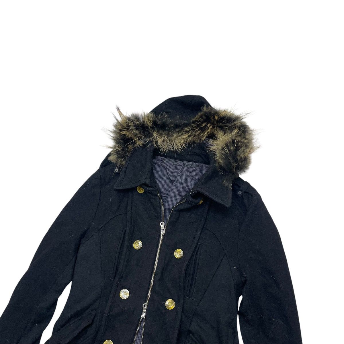 If Six Was Nine 💥PPFM Punker Faux Fur Hooded Jacket Size US M / EU 48-50 / 2 - 3 Thumbnail