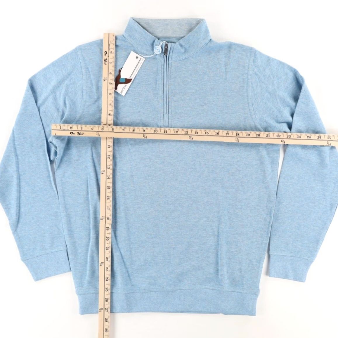 Vintage Genteal Cotton Modal Pullover Sweater Turqoise Men's M Shirt Size US M / EU 48-50 / 2 - 3 Thumbnail