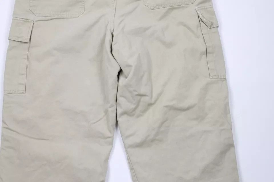 Gap × Vintage Vintage 90s Gap Lined Wide Leg Cargo Pants Beige Cotton Size US 40 / EU 56 - 10 Thumbnail