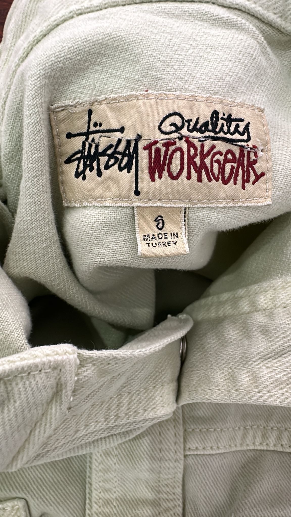 Stussy × Vintage Stüssy FW22 Western Denim Shirt Cream Small Size US S / EU 44-46 / 1 - 5 Thumbnail