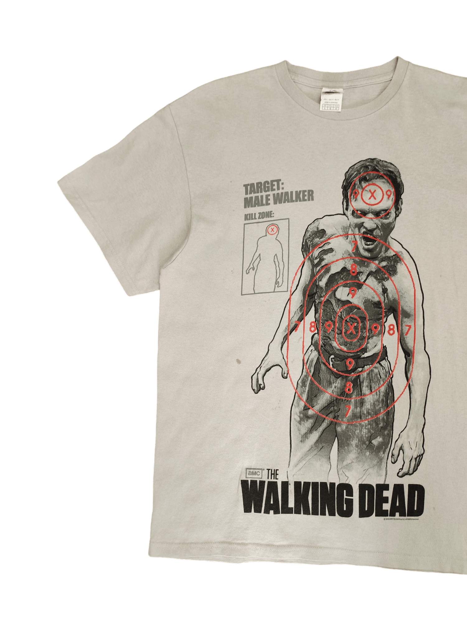 Vintage Vintage Y2k Movie The Walking Dead T-Shirt Size US L / EU 52-54 / 3 - 7 Thumbnail