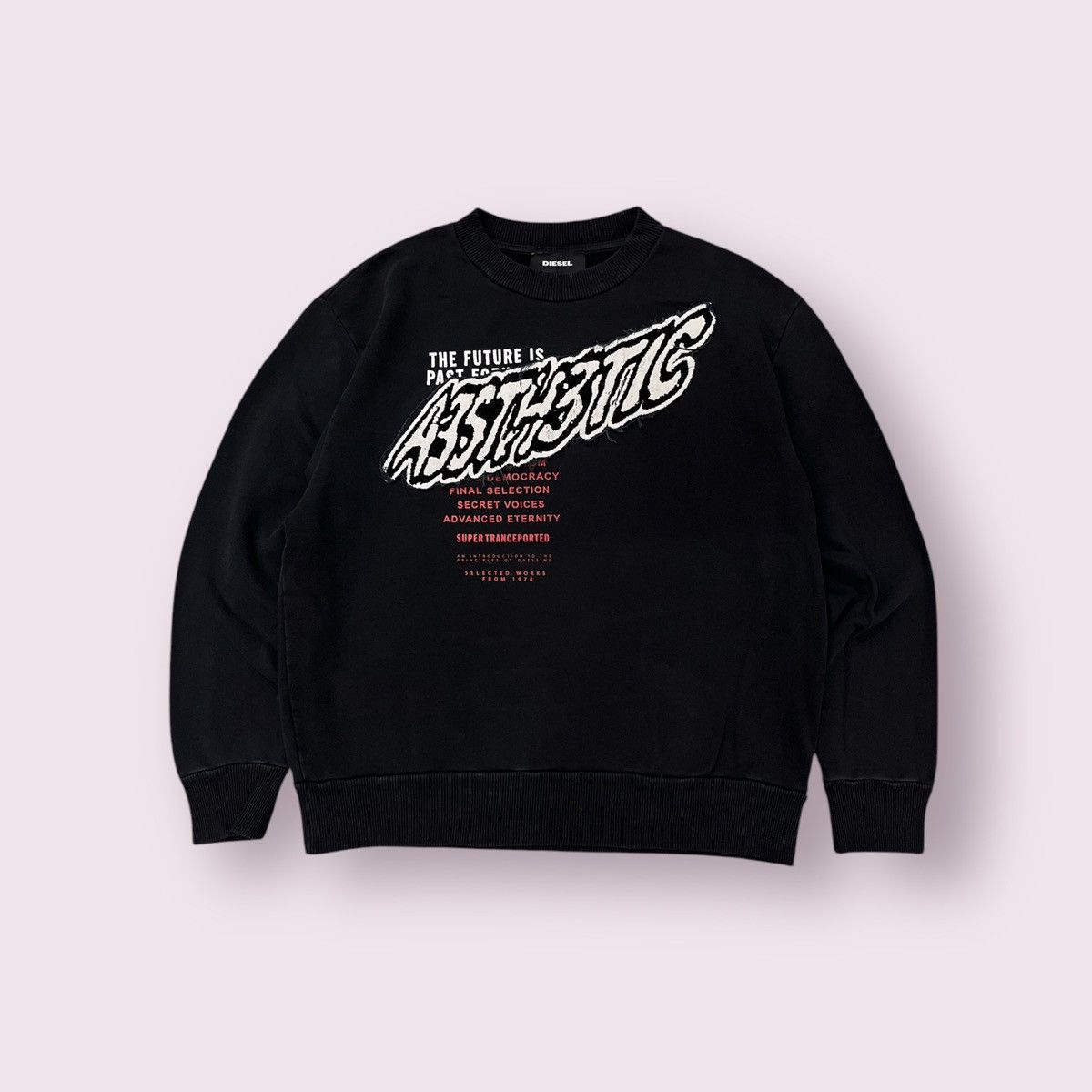 Diesel Diesel Aesthetic "Future is past" crewneck Size US L / EU 52-54 / 3 - 1 Thumbnail