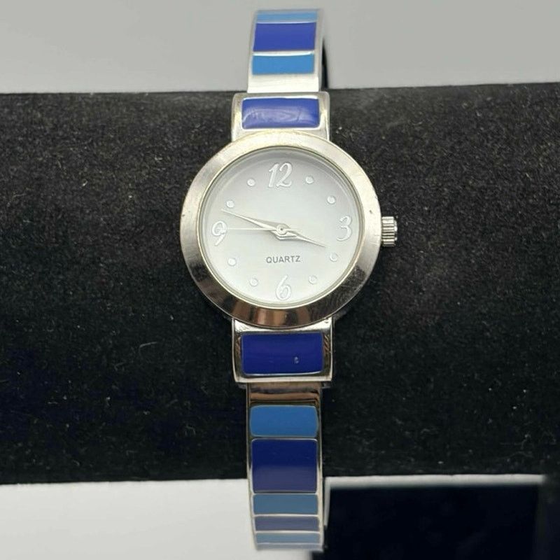 Other Silver & Blue Cuff Watch Size ONE SIZE - 1 Thumbnail