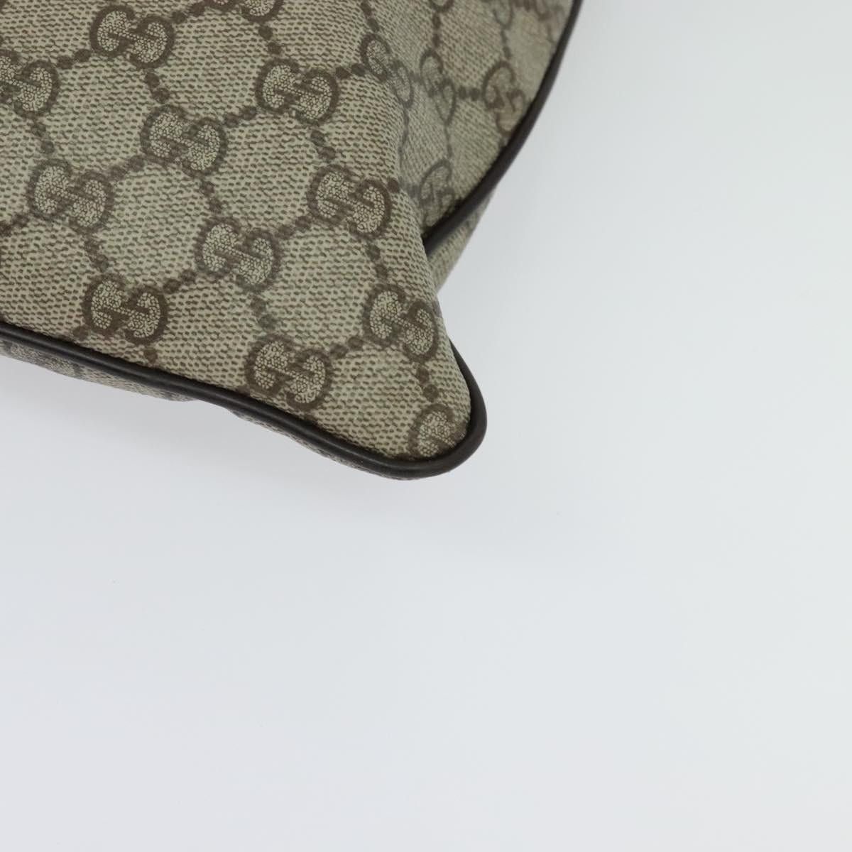 Gucci GUCCI GG Supreme Shoulder Bag Pvc Leather Beige Silver Size ONE SIZE - 11 Thumbnail
