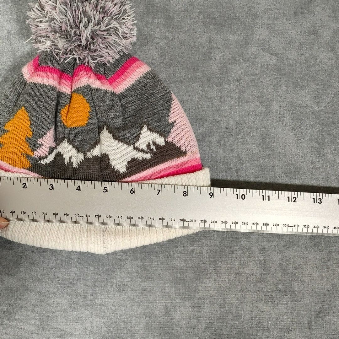 Other Cold Front CF Mountain Landscape pom pom beanie womens OSFM Size ONE SIZE - 4 Thumbnail