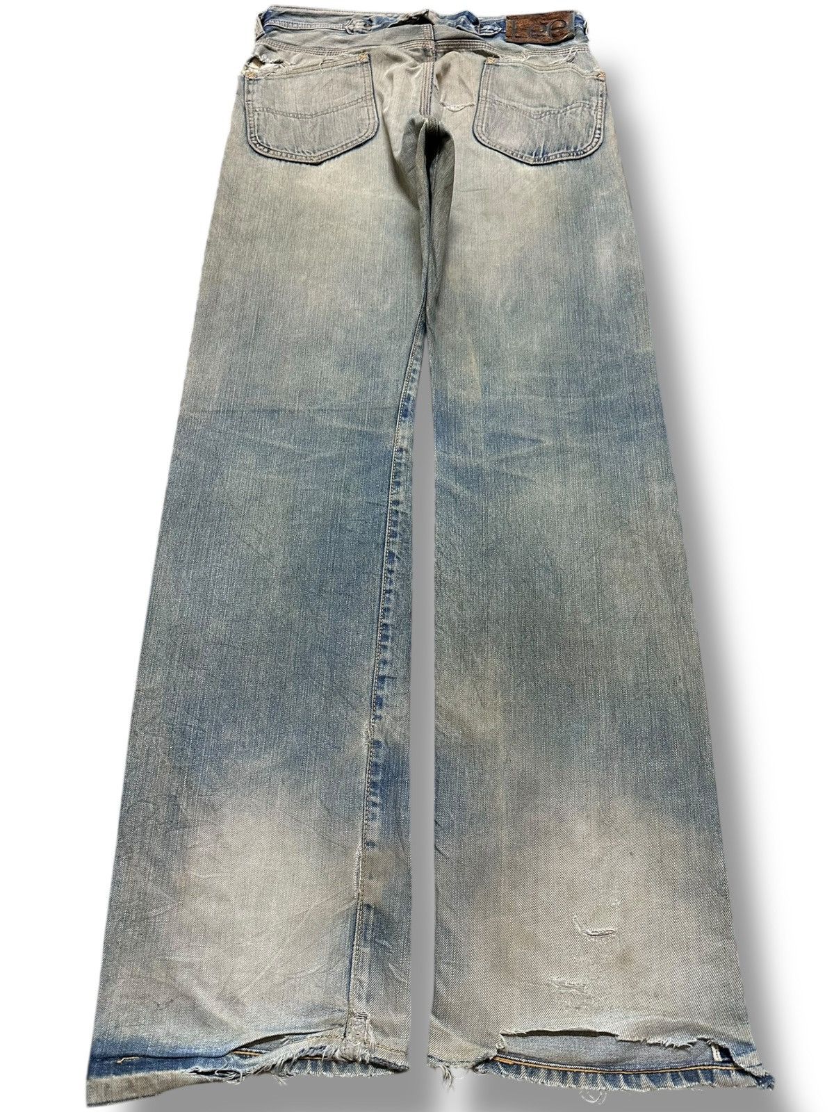 Lee Vintage Lee Union Made Selvedge Mudwash Distressd Denim Size US 32 / EU 48 - 6 Thumbnail