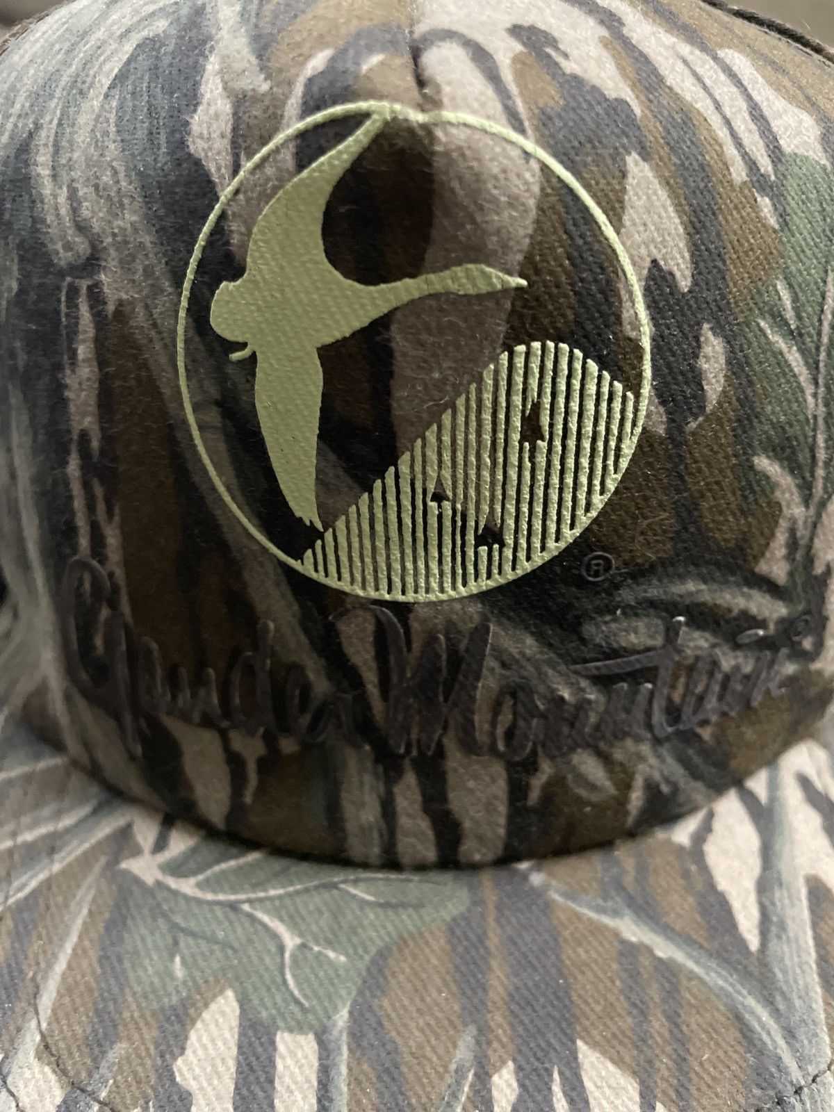 Vintage GANDER Mountain Camo Trucker Vintage SnapBack cap hat hunt 🇺🇸 Size ONE SIZE - 3 Thumbnail