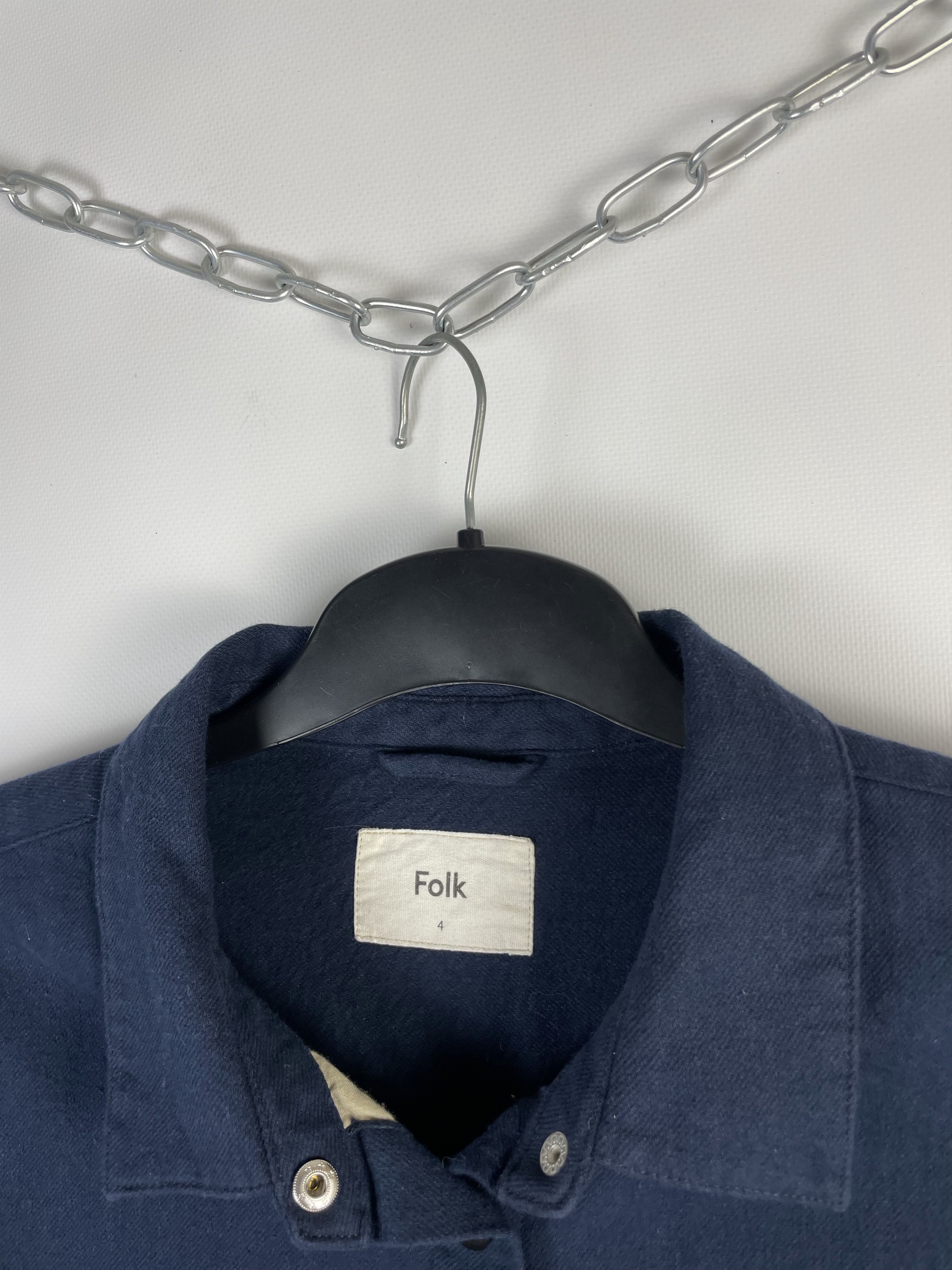 Folk Folk Flannel Overshirt Size 4 Size US S / EU 44-46 / 1 - 4 Thumbnail