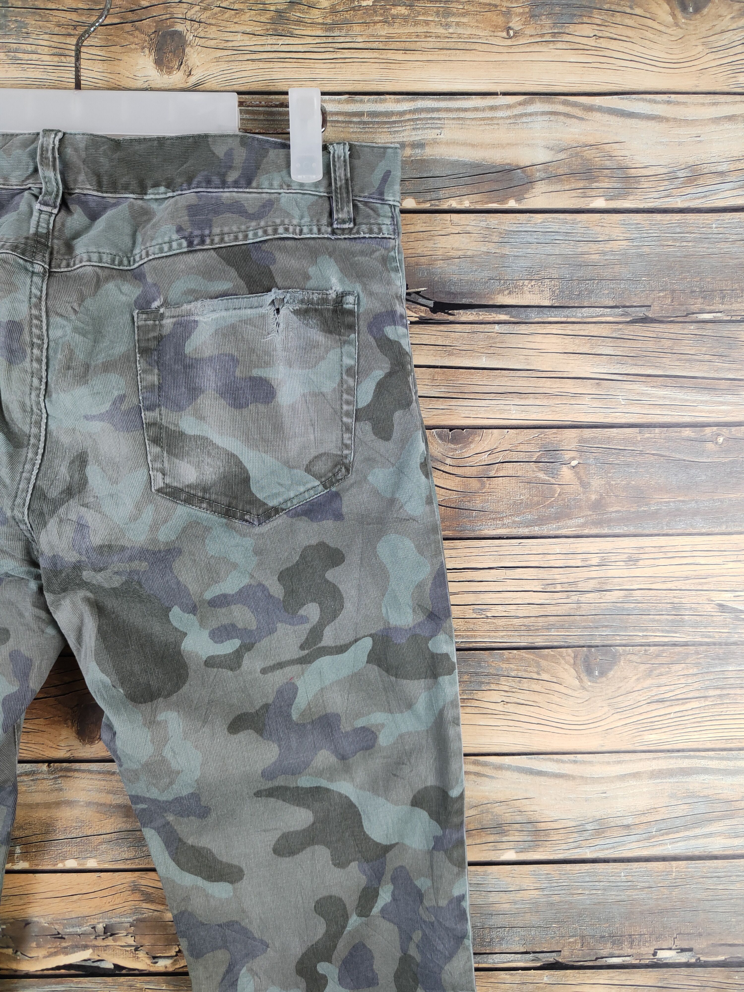 Global Work Global Work Camouflage Multipocket Casual Pants #W2204 Size US 31 - 10 Thumbnail
