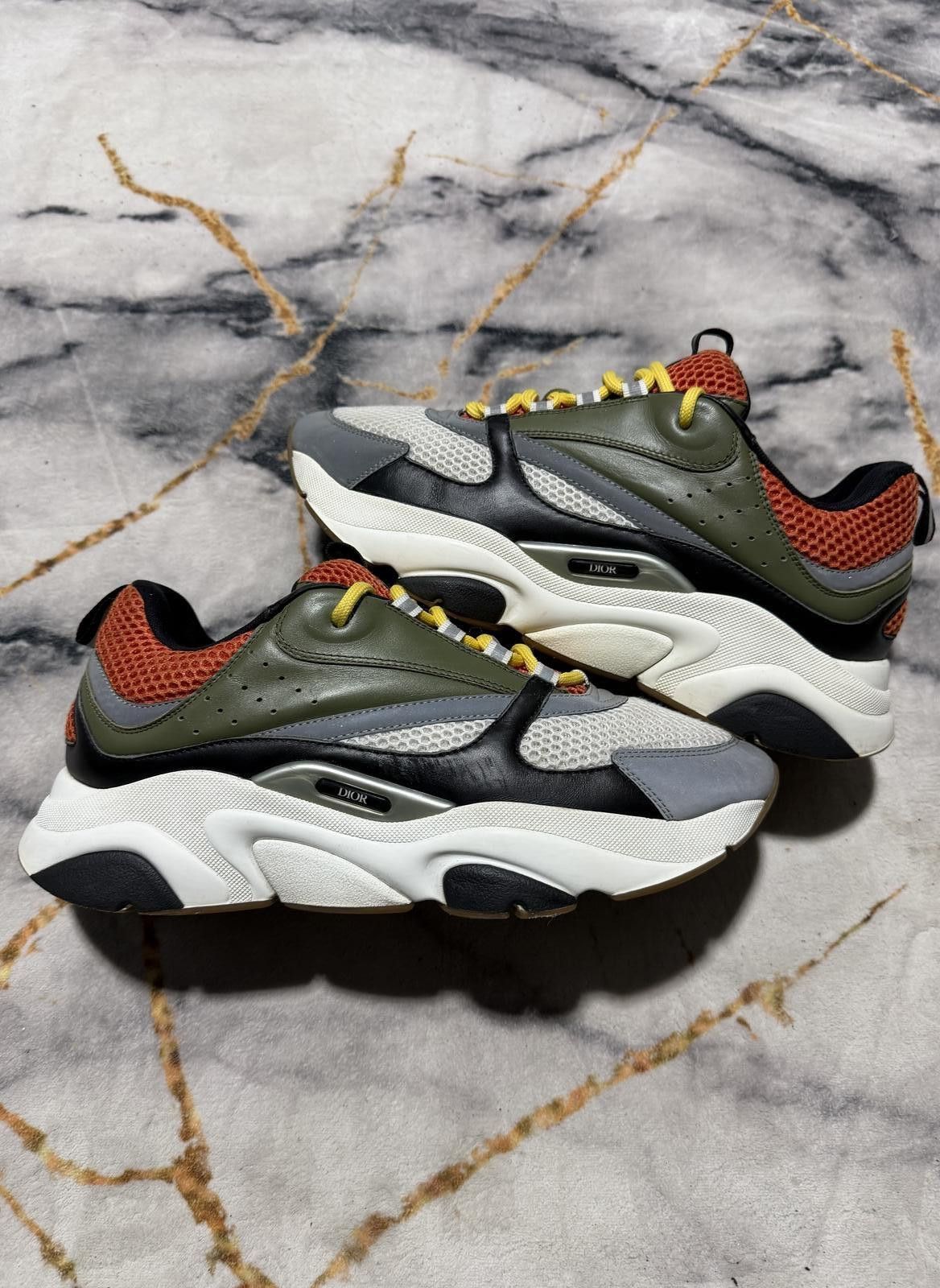 Dior Dior x Peter Doig B22 Olive Green Orange - Sz 12US Size US 12 / EU 45 - 3 Thumbnail