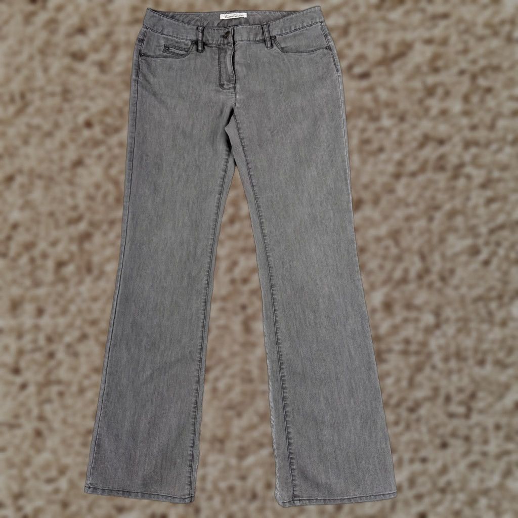 Kenneth Cole VINTAGE Kenneth Cole Jeans Women Bootcut 4 Gray Cotton Blend 30x30 Denim Low Rise 5-Pocket Mens Womens Girls? Size 27" / US 4 / IT 40 - 1 Thumbnail