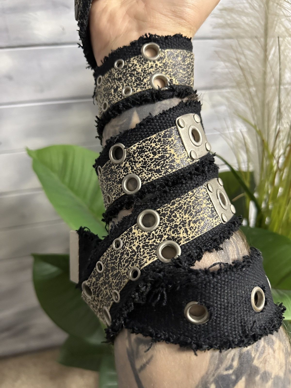 Other Rare Vintage Avant-Garde Belt In Japan Style. Size ONE SIZE - 3 Thumbnail