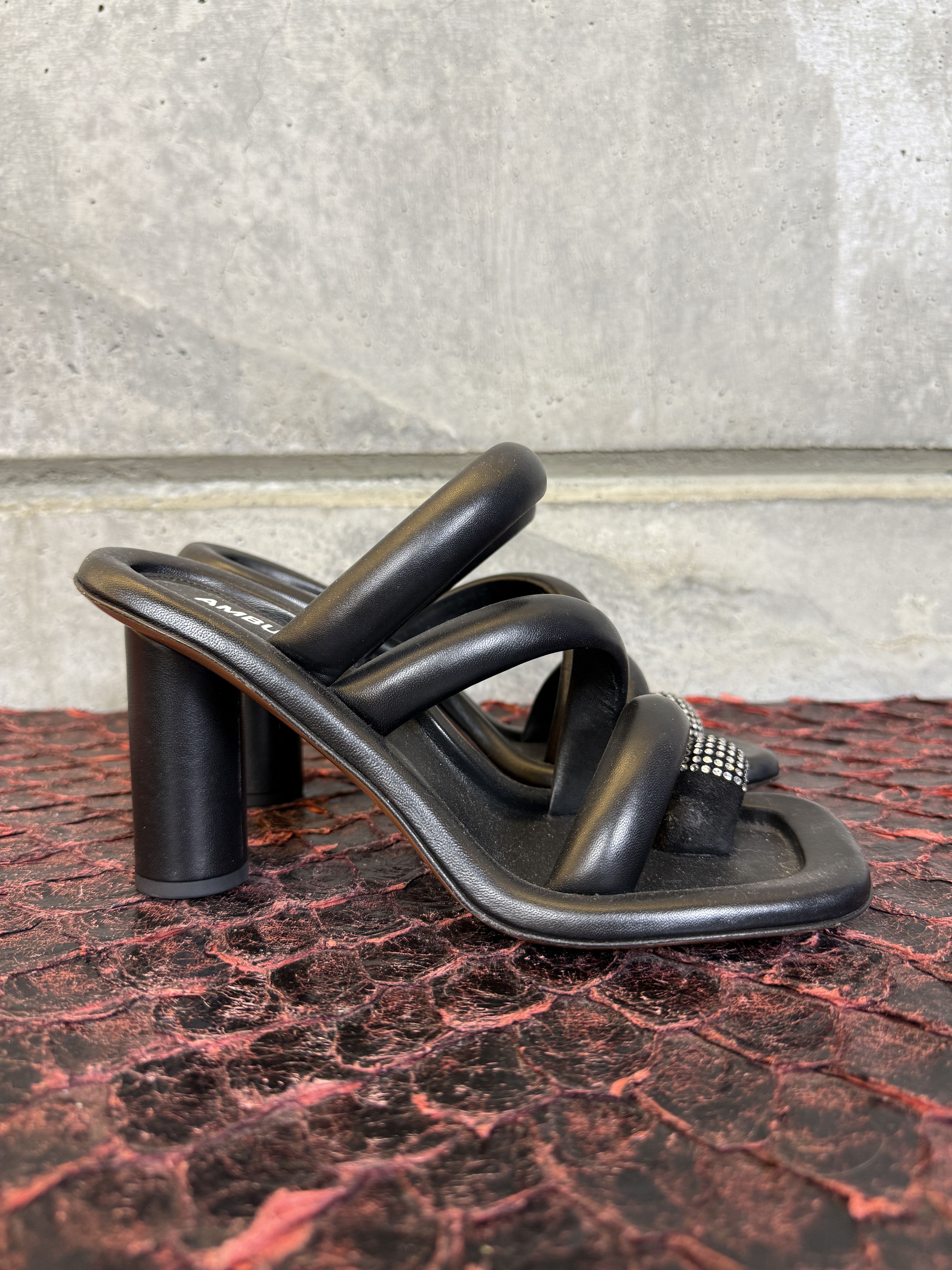 Ambush Design $285 Ambush Cushion Strap Heel Sandals Size US 6 / IT 36 - 11 Thumbnail