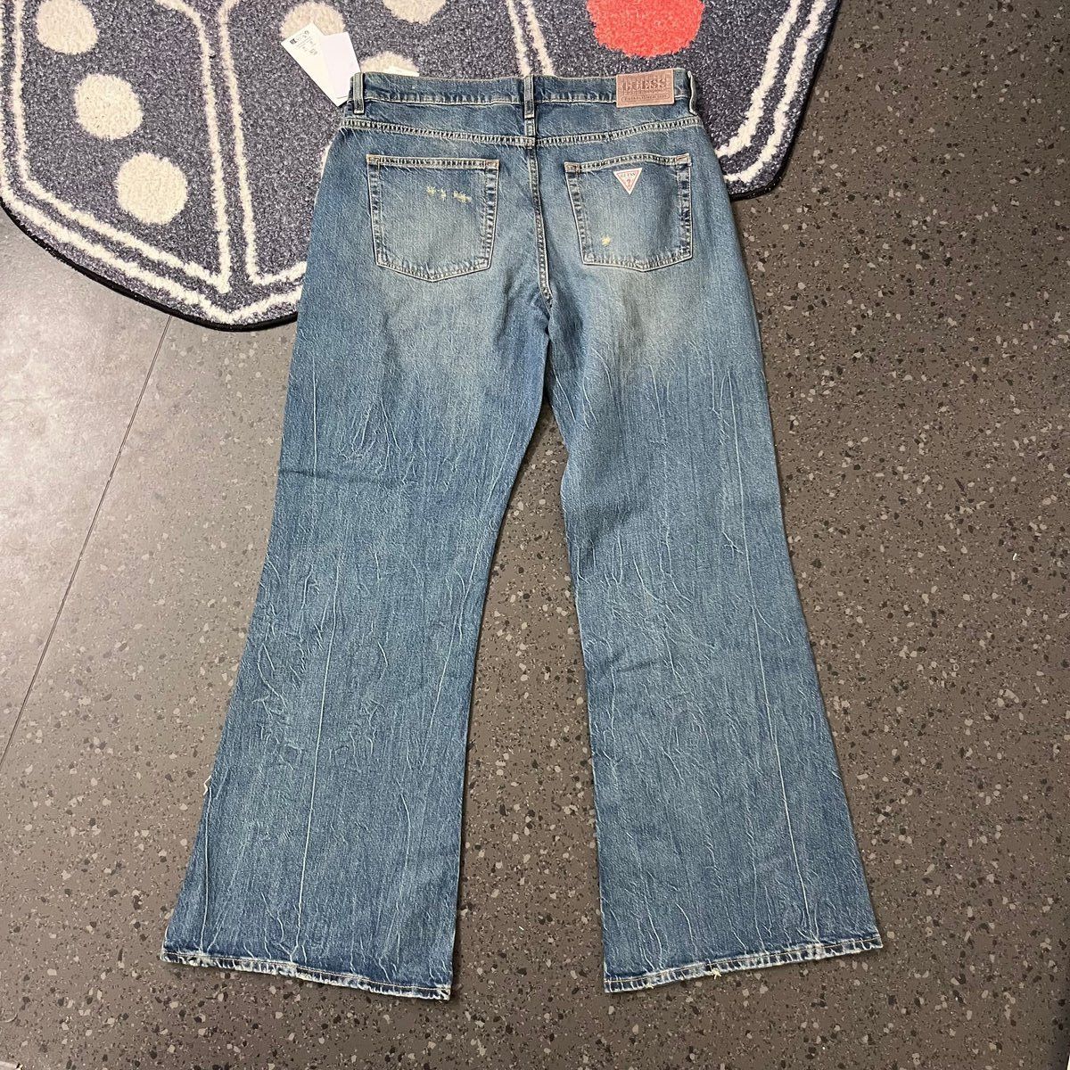Guess GUESS Vintage Light Blue Wash Jeans - 90s Y2K Size US 32 / EU 48 - 2 Thumbnail
