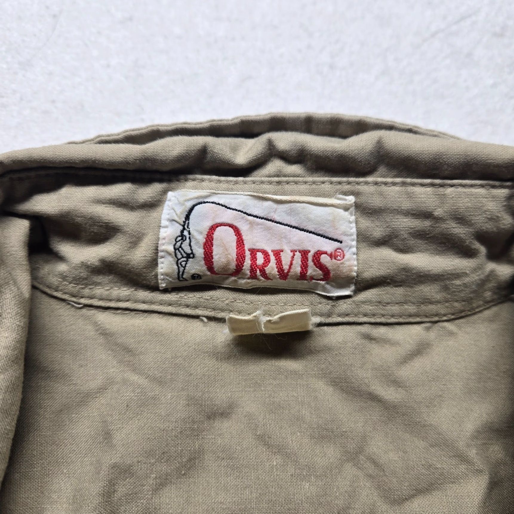 Orvis Orvis Shirt Brown Button-Down Pockets Outdoors Hiking Adult Men's L Brown Button-Down Shirt for Men L Size US L / EU 52-54 / 3 - 3 Thumbnail