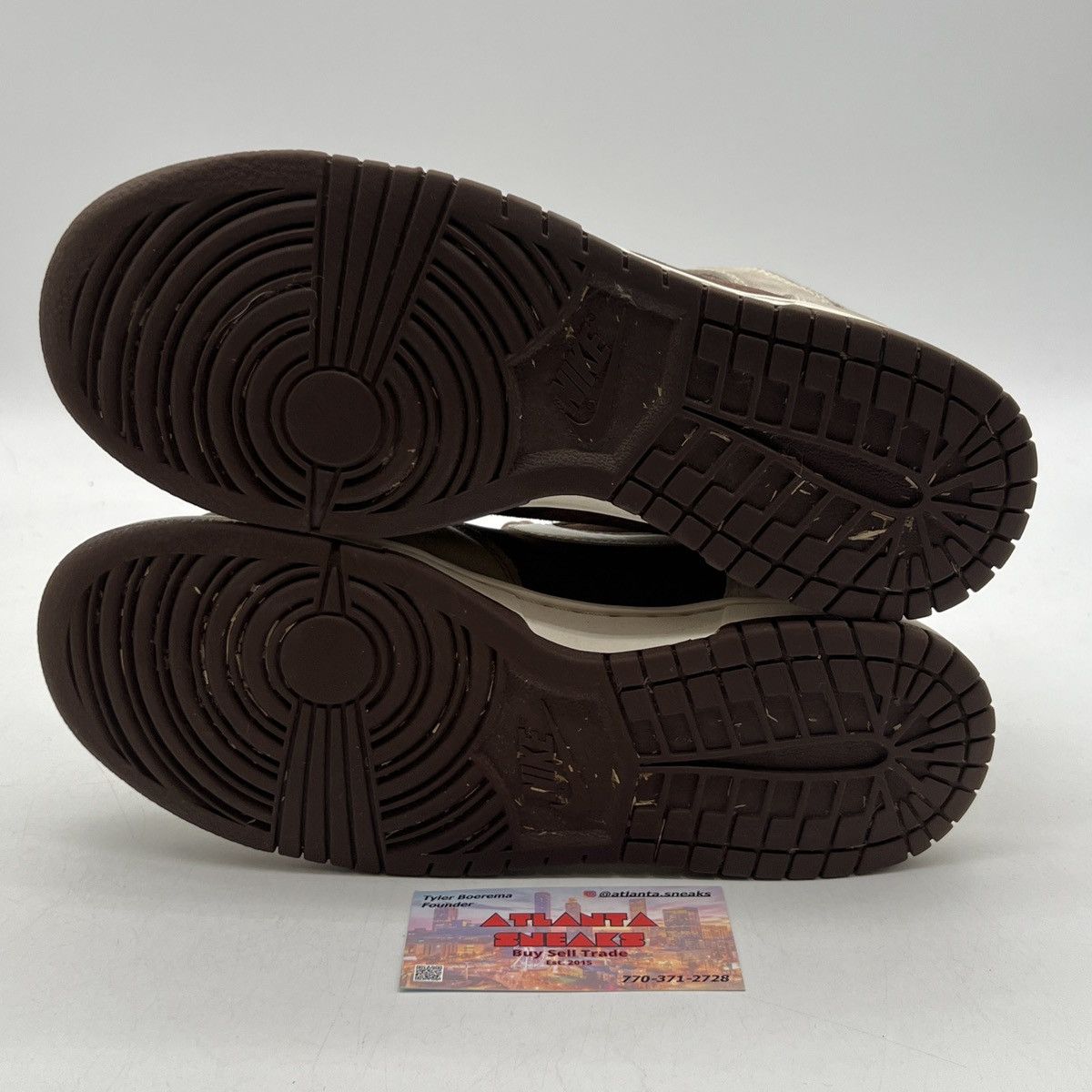 Nike Nike dunk high light chocolate Size US 7.5 / EU 40-41 - 7 Thumbnail