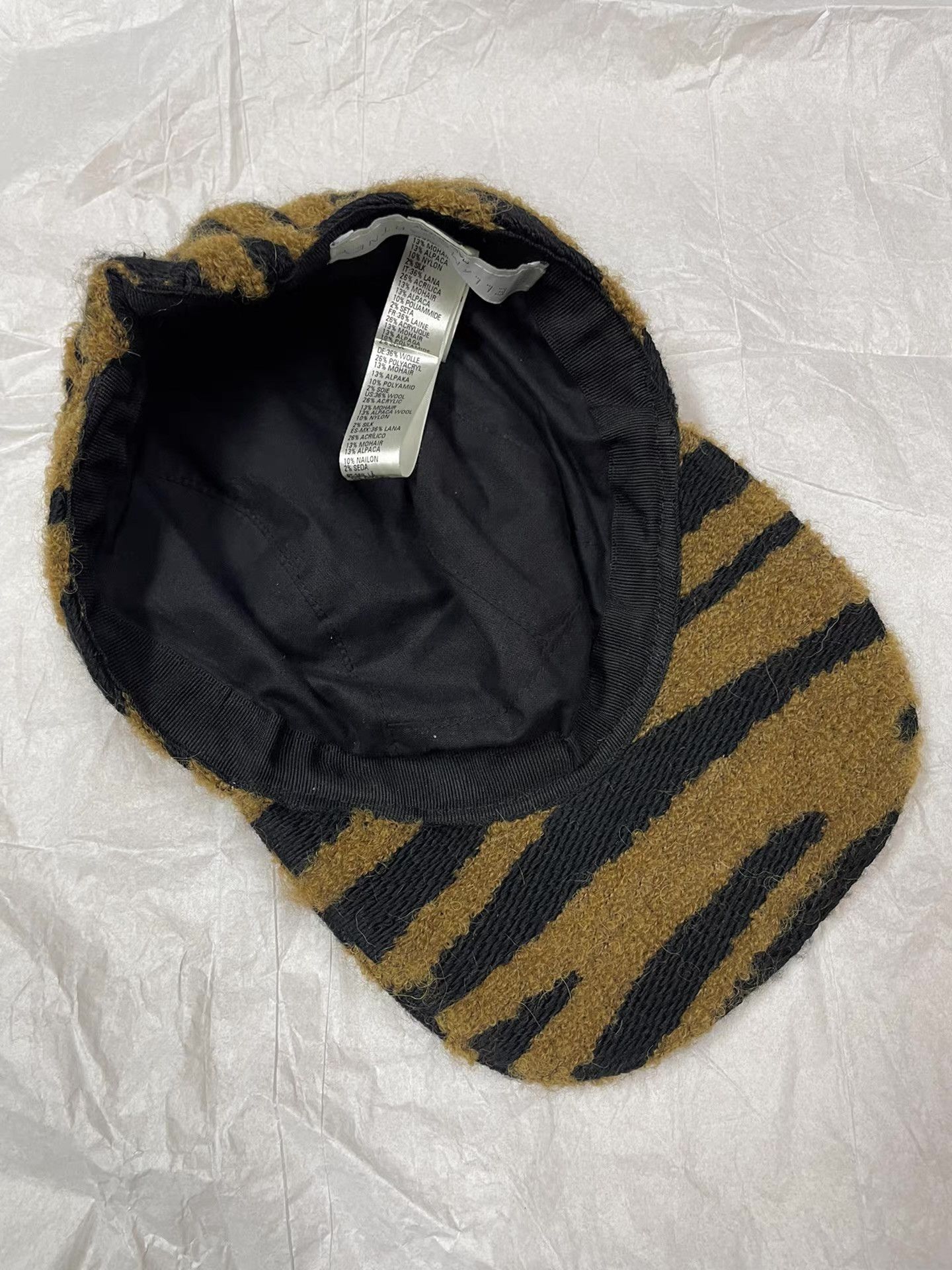 Stella McCartney Stella McCartney Tiger-Pattern Hat Ｑ21 Size ONE SIZE - 5 Thumbnail