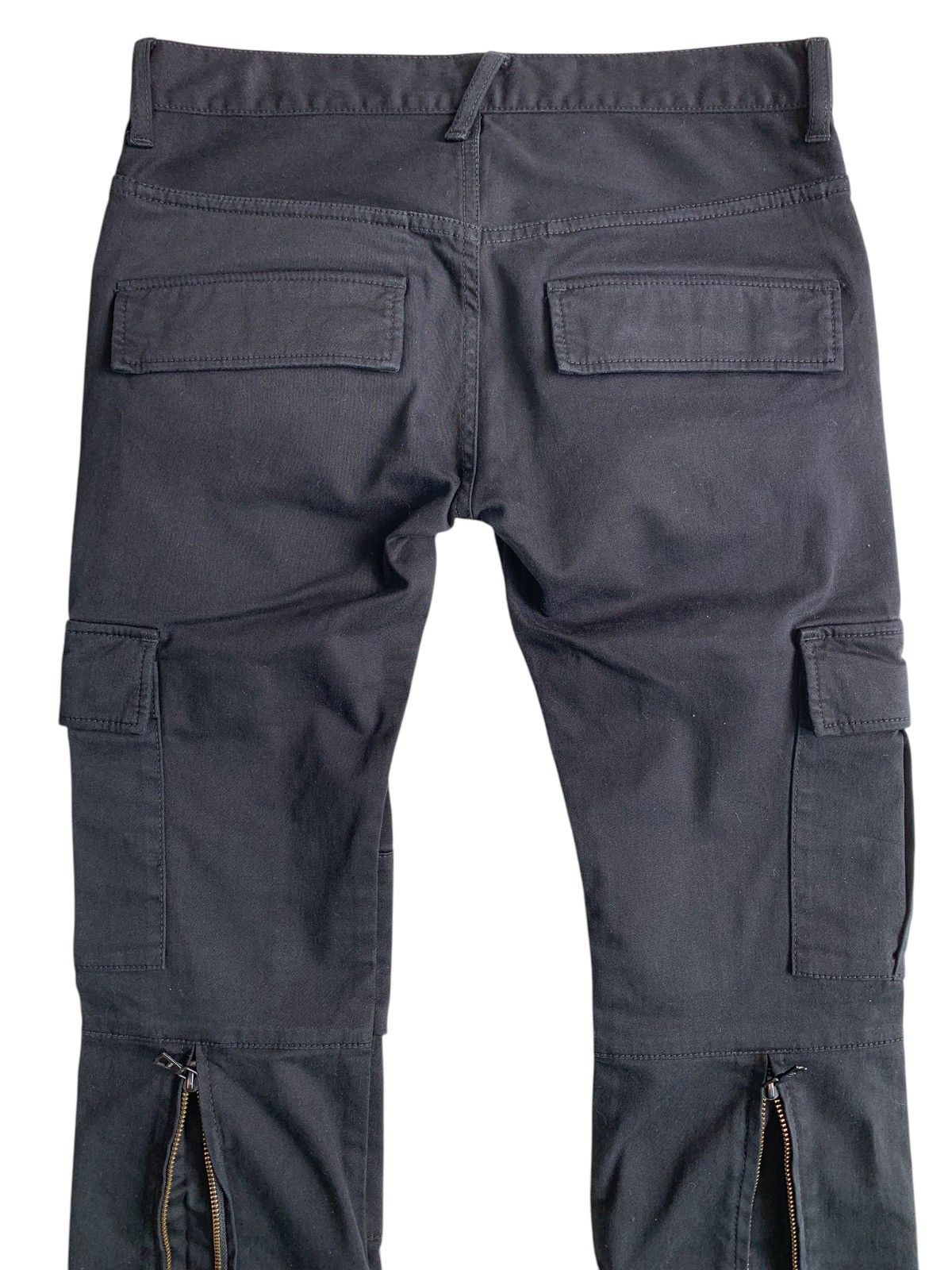 Japanese Brand No Id Multipocket Black Skinny Punk Pants Size US 30 / EU 46 - 6 Thumbnail