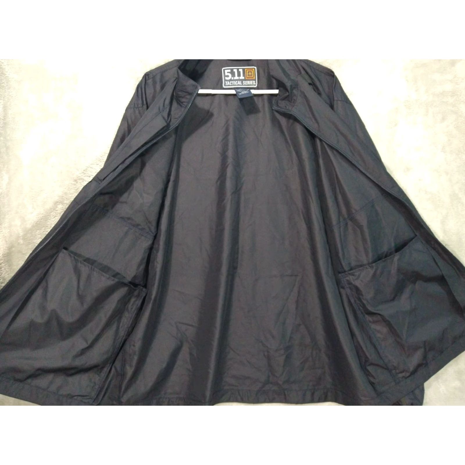 Vintage 5.11 Tactical Series Jacket Mens Large Black Packable Windbreaker Full Zip Size US L / EU 52-54 / 3 - 3 Thumbnail