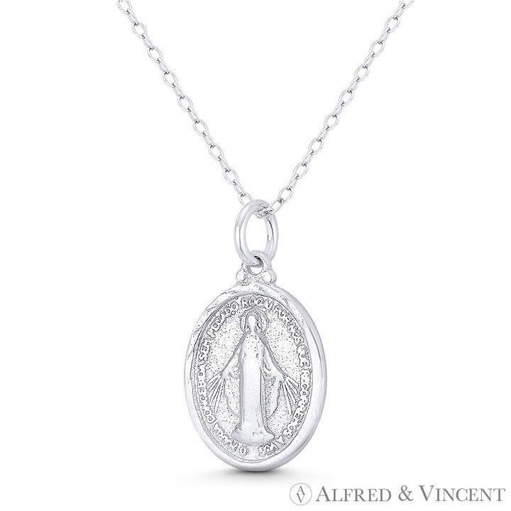 Other Holy Mother Mary Cross Pendant in .925 Sterling Silver Size ONE SIZE - 1 Preview