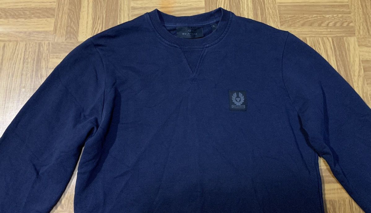 Belstaff Belstaff Sweatshirt Pullover Navy Blue Size S Size US S / EU 44-46 / 1 - 6 Thumbnail