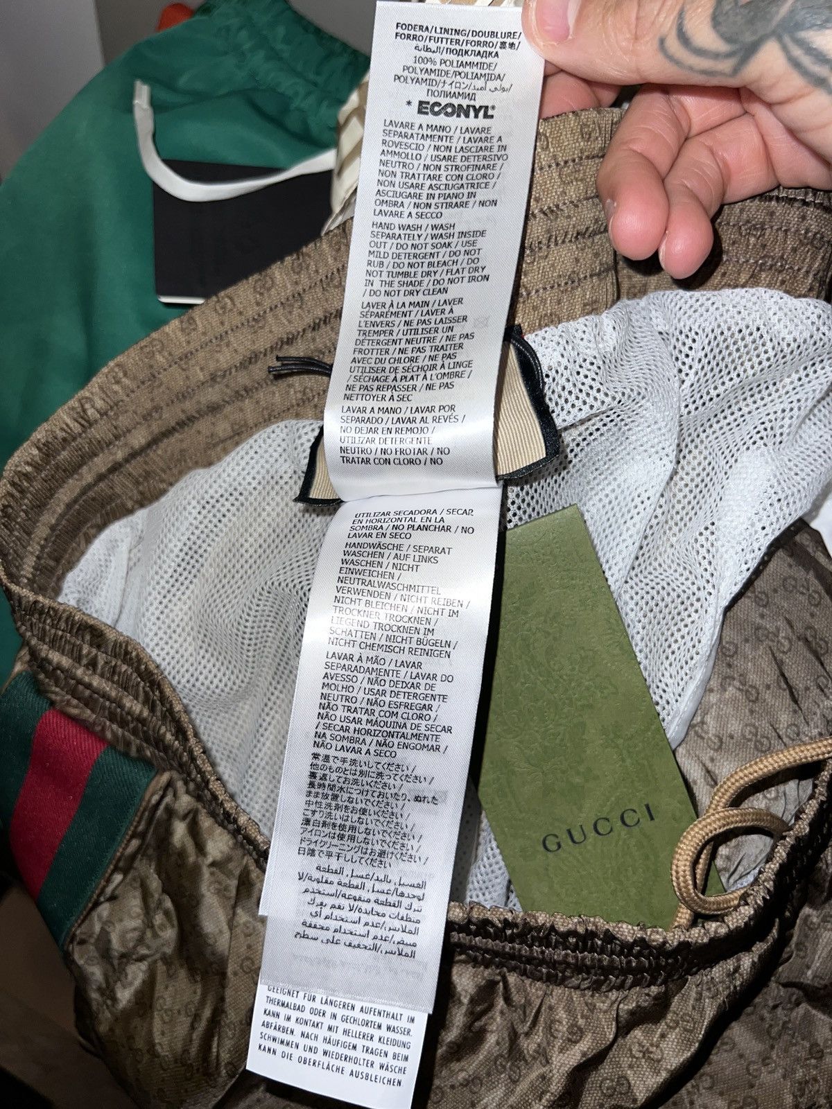 Gucci Gucci web swim shorts 44 Size US 29 - 6 Thumbnail