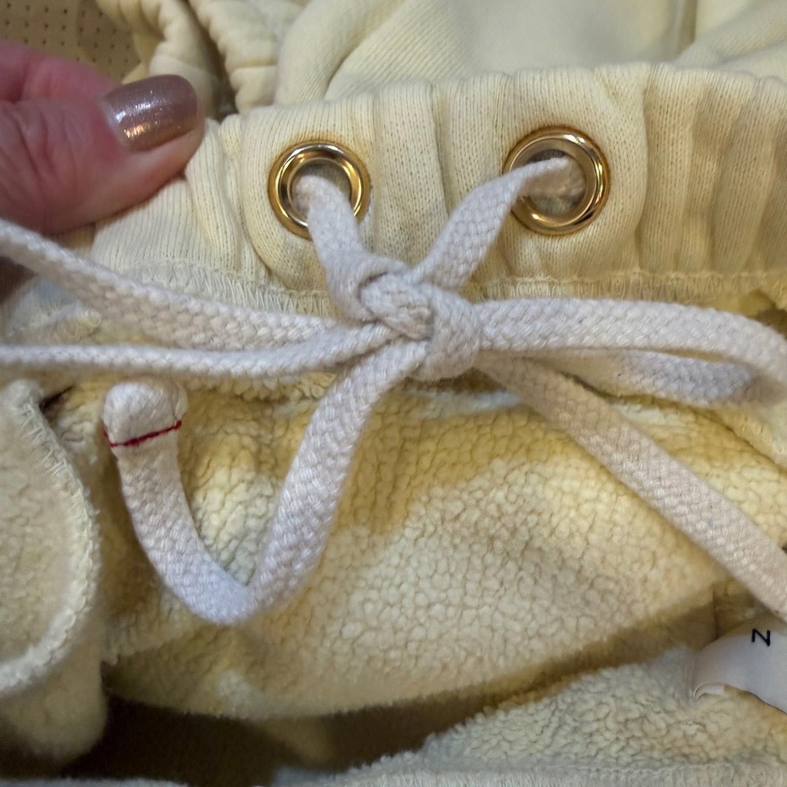 Les Tien Les Tien Heavyweight Classic Cream Sweatpants Sz XXS Size 25" / US 0 / IT 36 - 5 Thumbnail