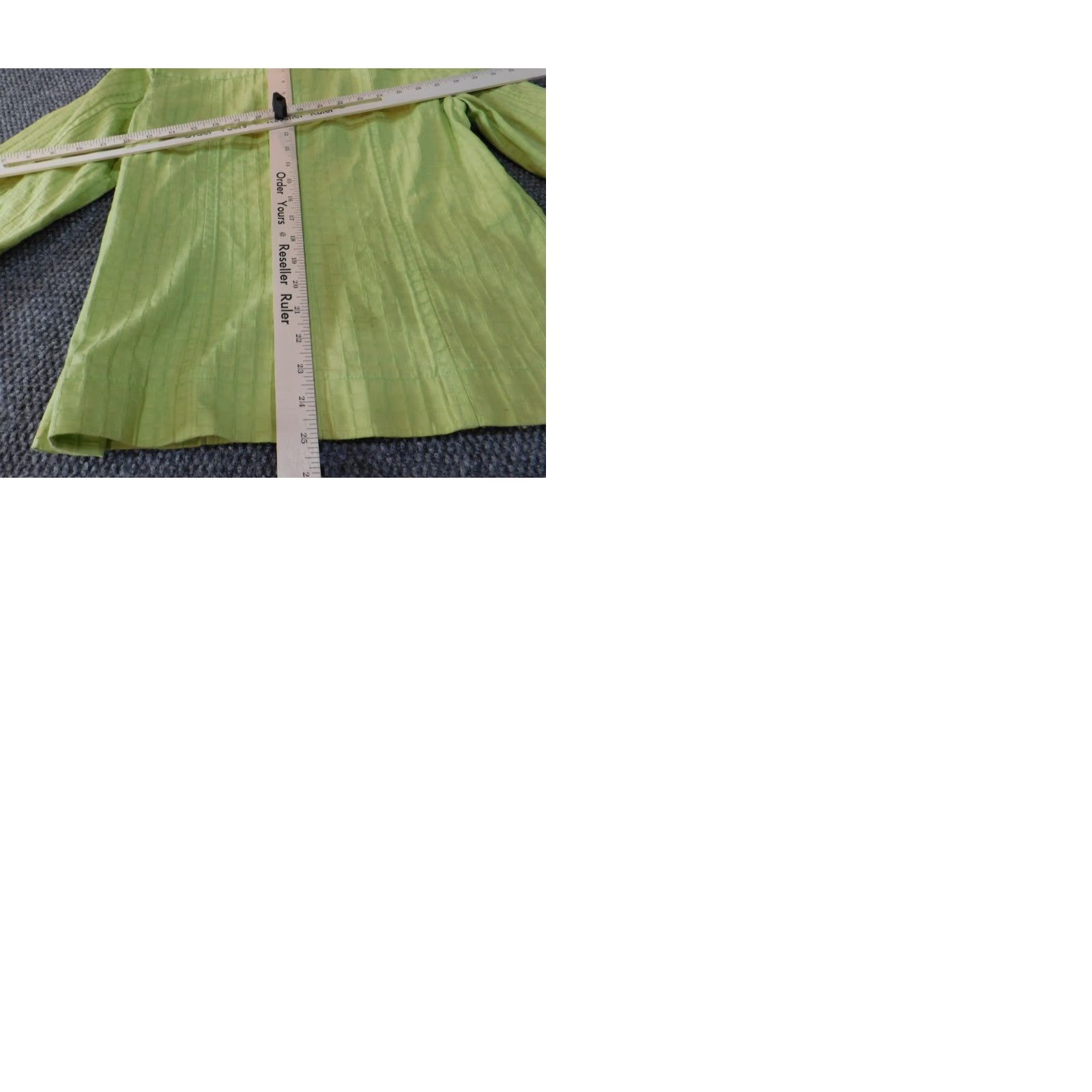 Coldwater Creek Coldwater Creek Jacket Women 10 Green Long Sleeve Button Snap Collared Cotton Casual Modern Basics Size L / US 10 / IT 46 - 10 Thumbnail