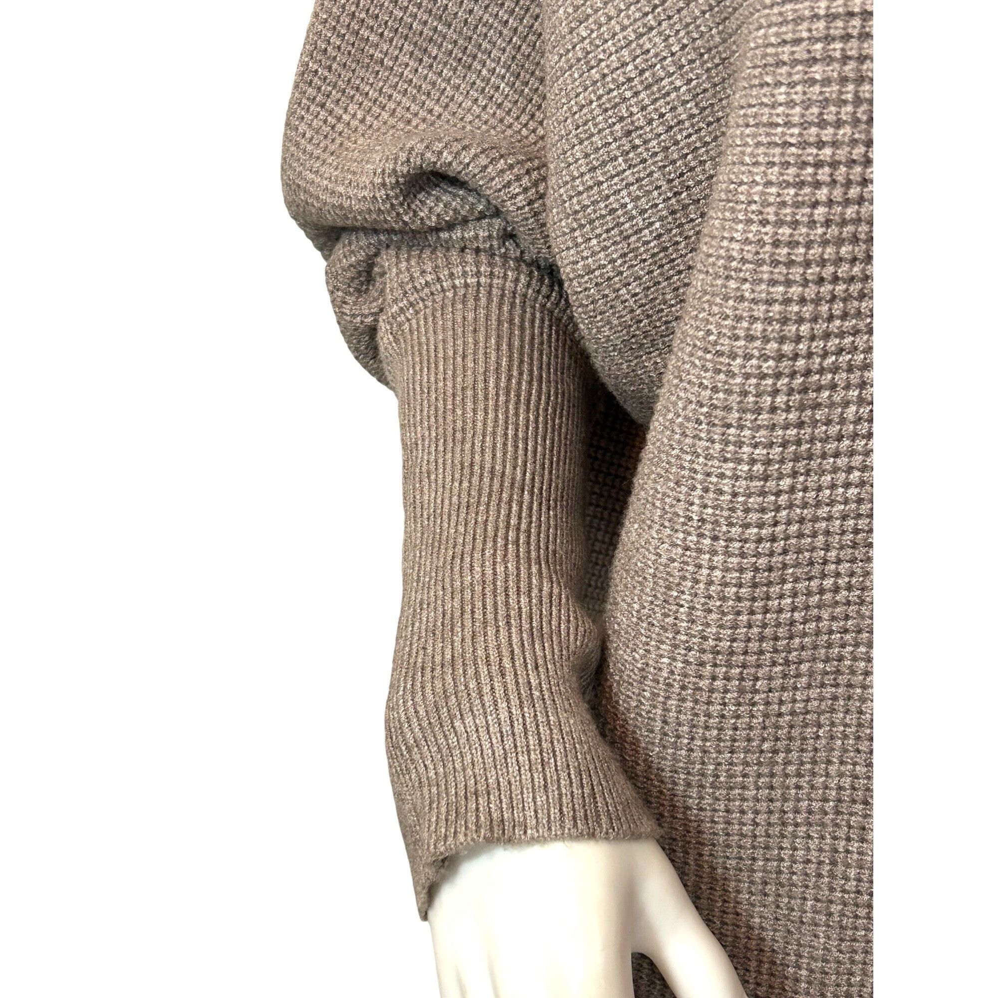 Other Cyrus Sweater S Mock Neck Long Sleeve Taupe (Cinder) Oversiz Size S / US 4 / IT 40 - 11 Thumbnail