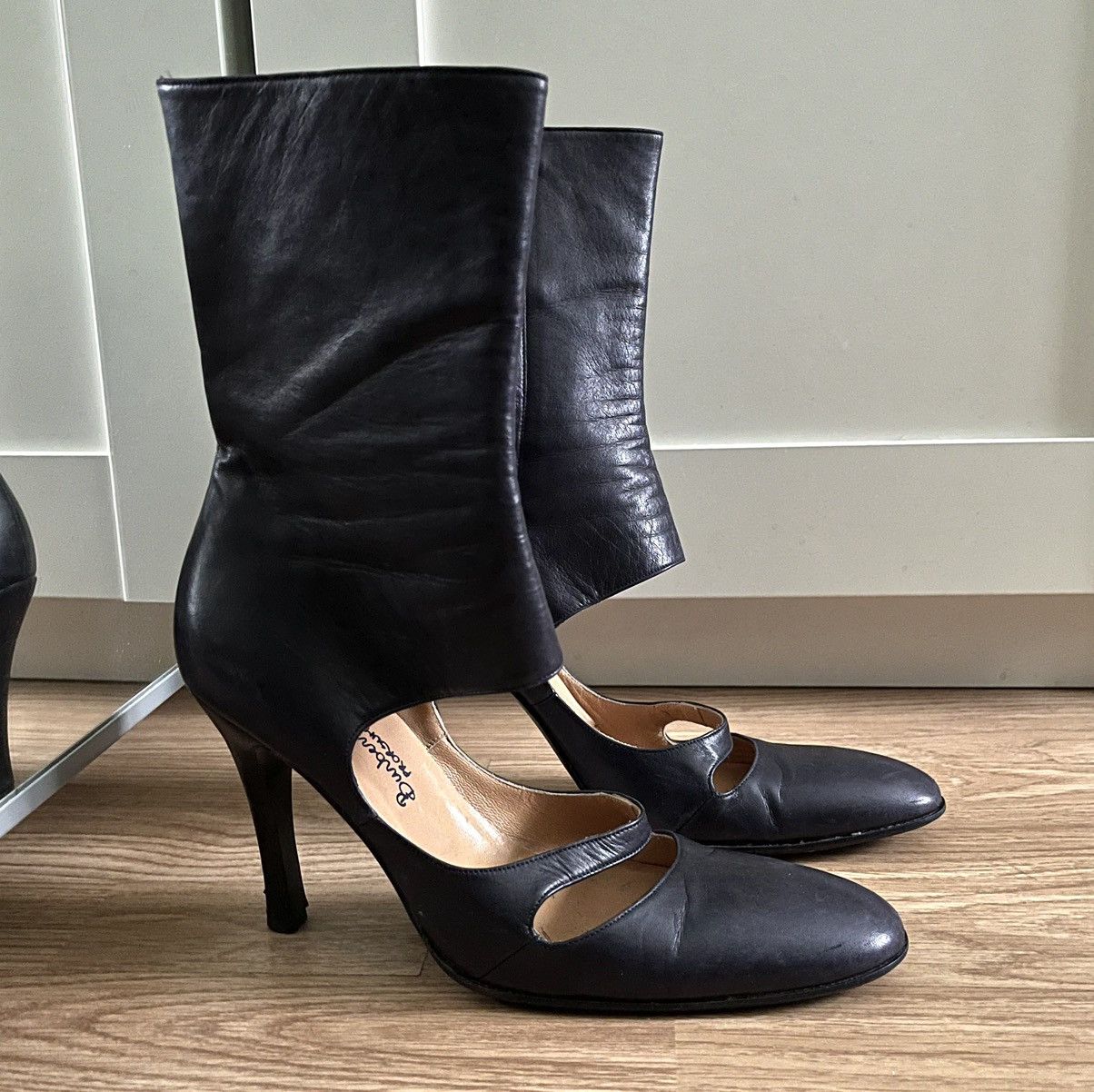 Burberry × Burberry Prorsum Roberto Menichetti SS01 Cutout Ankle Boots Size US 8 / IT 38 - 1 Thumbnail