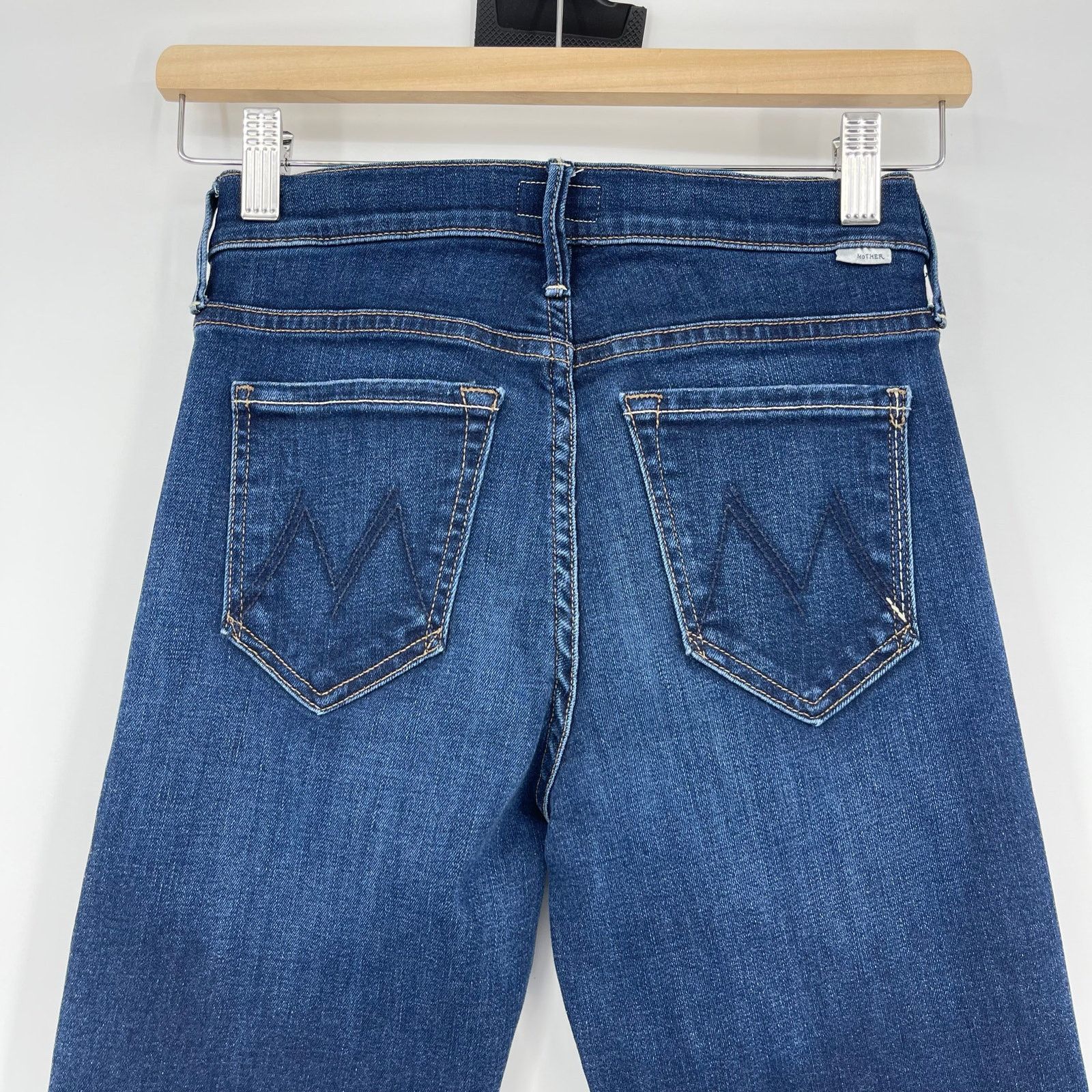 MOTHER MOTHER | The Outsider Crop Up Your Alley Dark Wash Jeans 24 Size 24" / US 00 / IT 34 - 9 Thumbnail