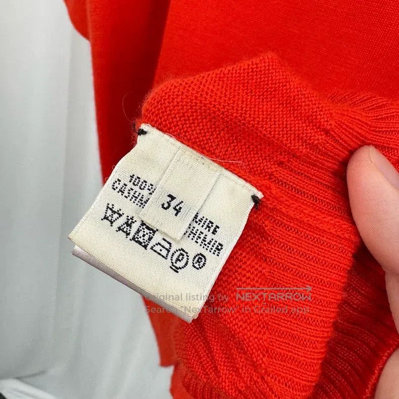 Hermes Hermes Zippered cashmere knit top Size XXS / US 00 / IT 34 - 6 Thumbnail