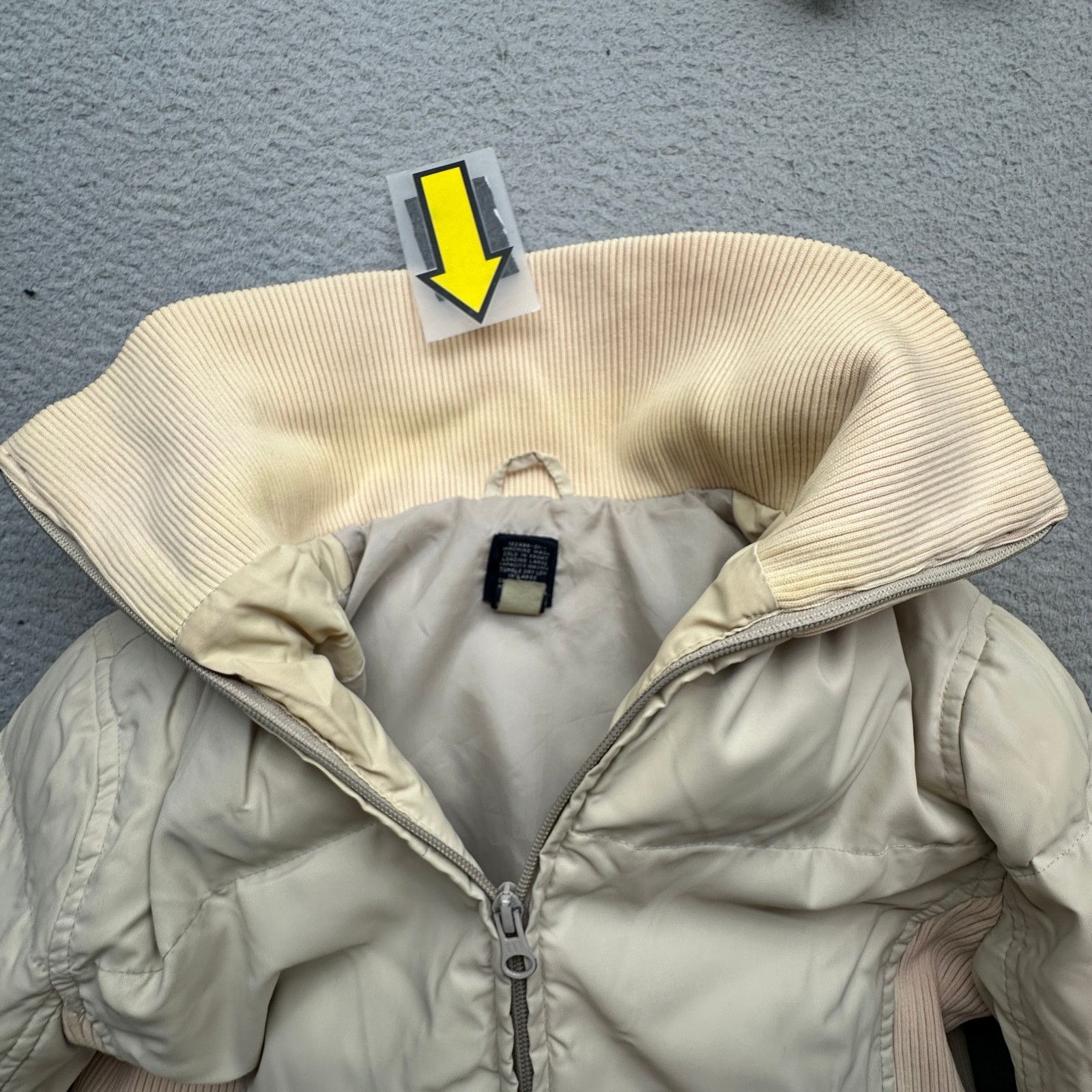 Gap VTG Gap Puffer Goose Down Jacket Women Small Tan Pink Size S / US 4 / IT 40 - 8 Thumbnail