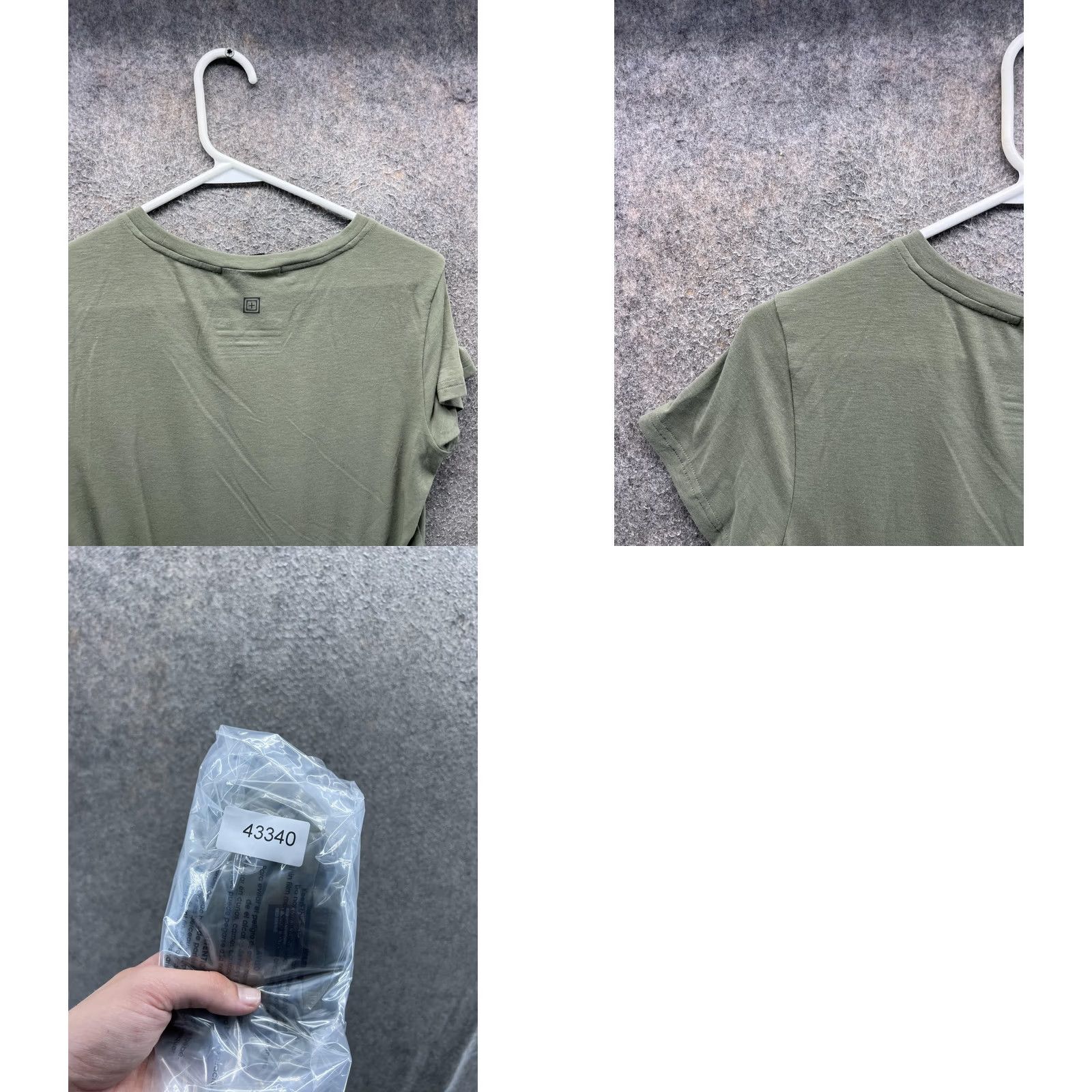 Vintage 5.11 Tactical Shirt Womens Small Green Short Sleeve Athletic Running Top Size S / US 4 / IT 40 - 9 Thumbnail