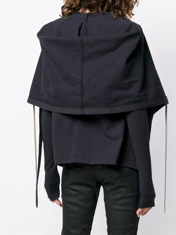 Rick Owens Drkshdw Rick Owens Olmar & Mirta Black Wash Mountain Wizard Hoodie Size US M / EU 48-50 / 2 - 4 Thumbnail