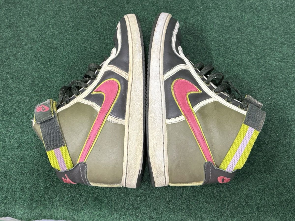 Nike Vintage 2007 Nike Vandal High Leather Dark Army 309427-381 Size US 9 / EU 42 - 3 Thumbnail