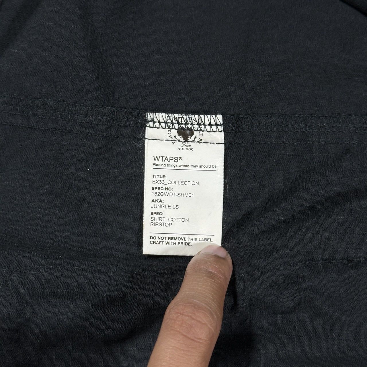 Wtaps WTAPS JUNGLE LS SHIRT. COTTON. RIPSTOP 2016 Size US M / EU 48-50 / 2 - 5 Thumbnail