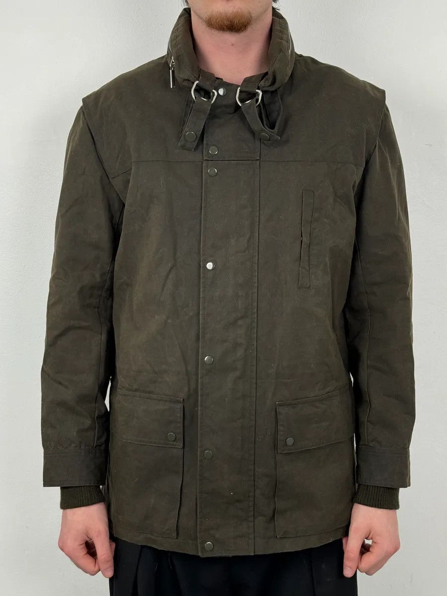 Saint Laurent Paris AW2017 Saint Laurent Khaki Cargo Parka Jacket Size US M / EU 48-50 / 2 - 2 Thumbnail