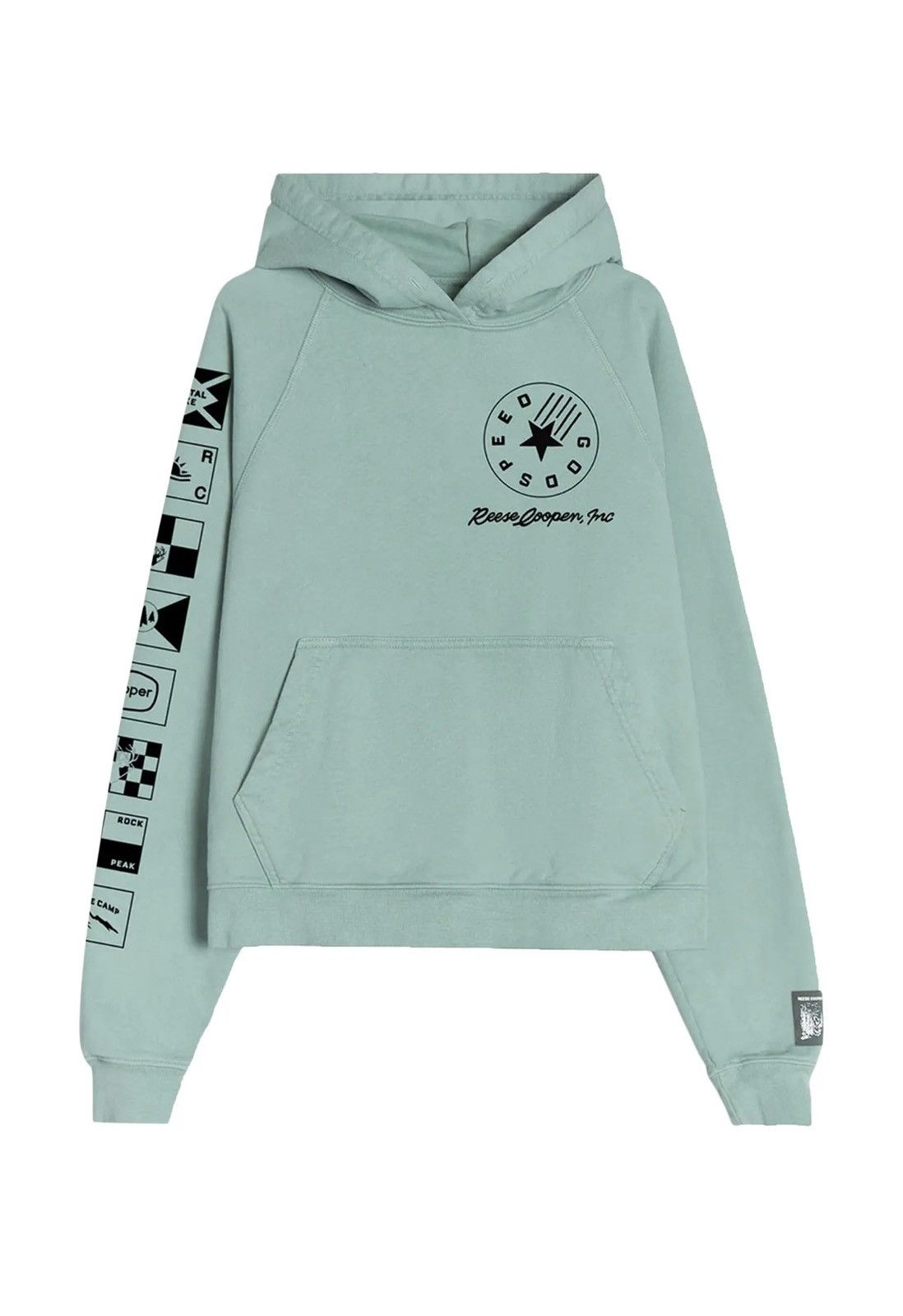 Reese Cooper REESE COOPER Flags Cotton Knit Hoodie In Green size XL Size XL / US 12-14 / IT 48-50 - 1 Thumbnail